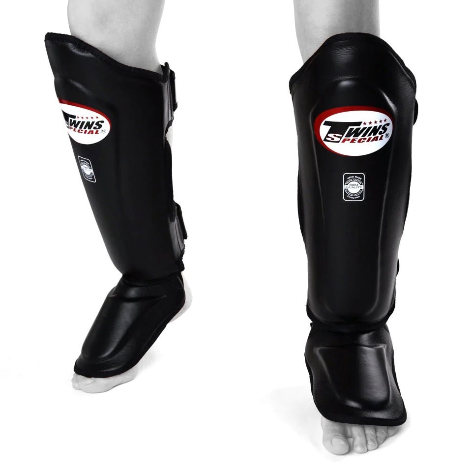 Twins SGL10 Double Padded Leather Shin Pads