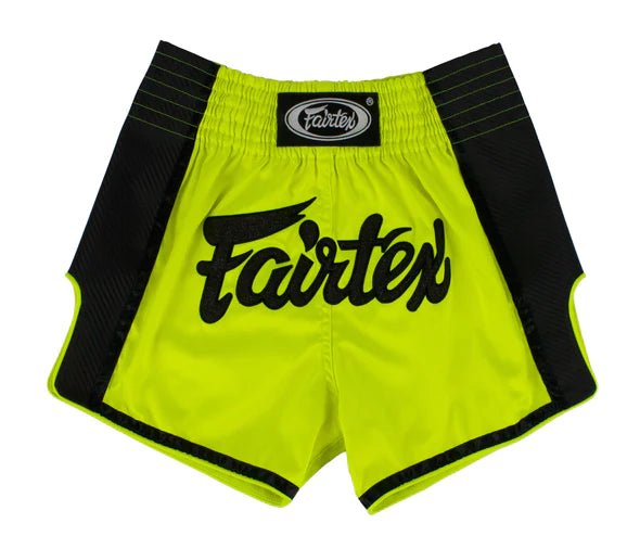 Fairtex Lime Green Slim Cut Muay Thai Boxing Short