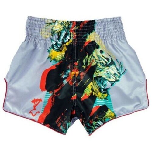 Fairtex Gray Satoru Slim Cut Muay Thai Boxing Shorts
