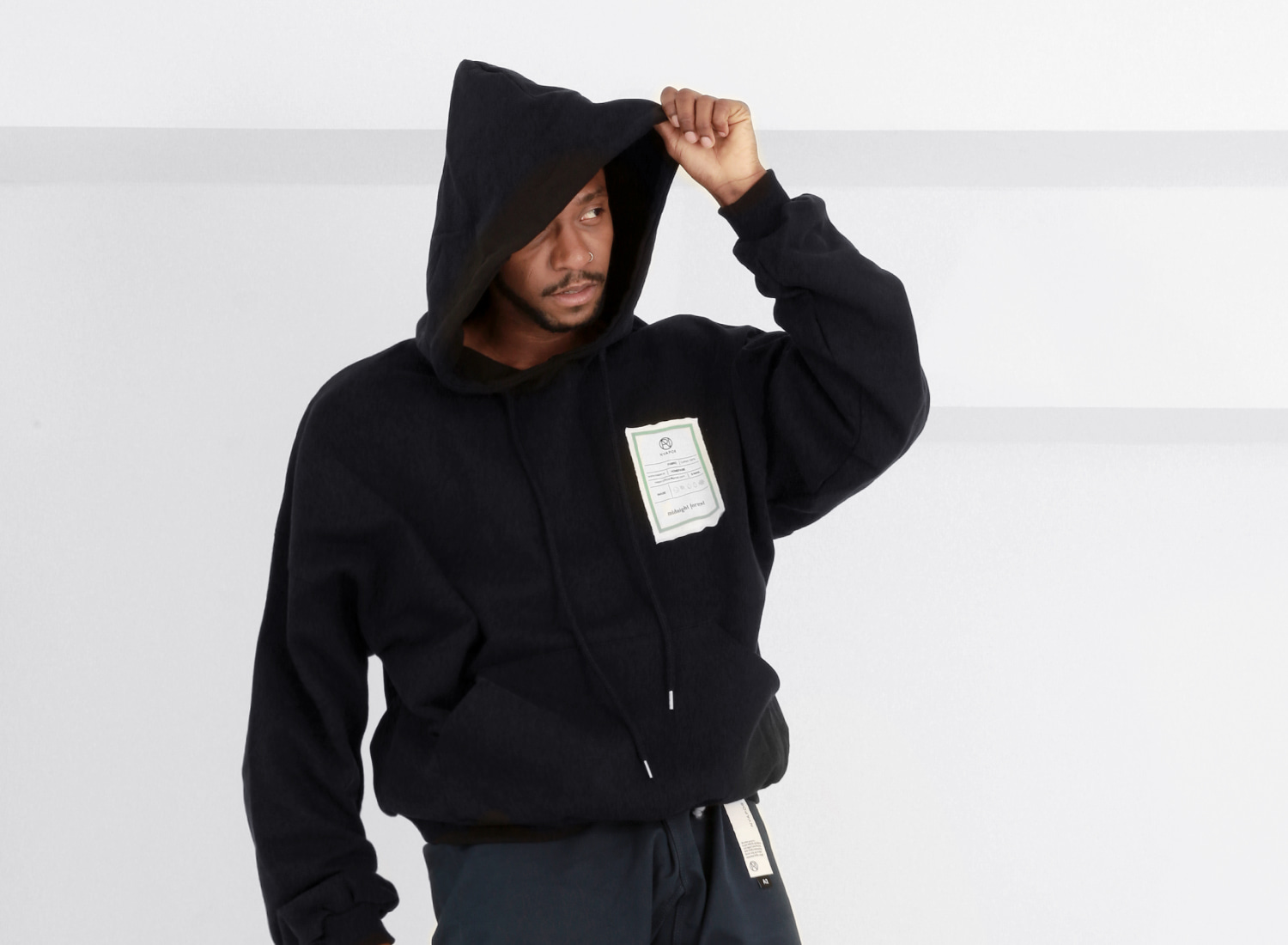 NVAPOR Midnight Applique Hoodie