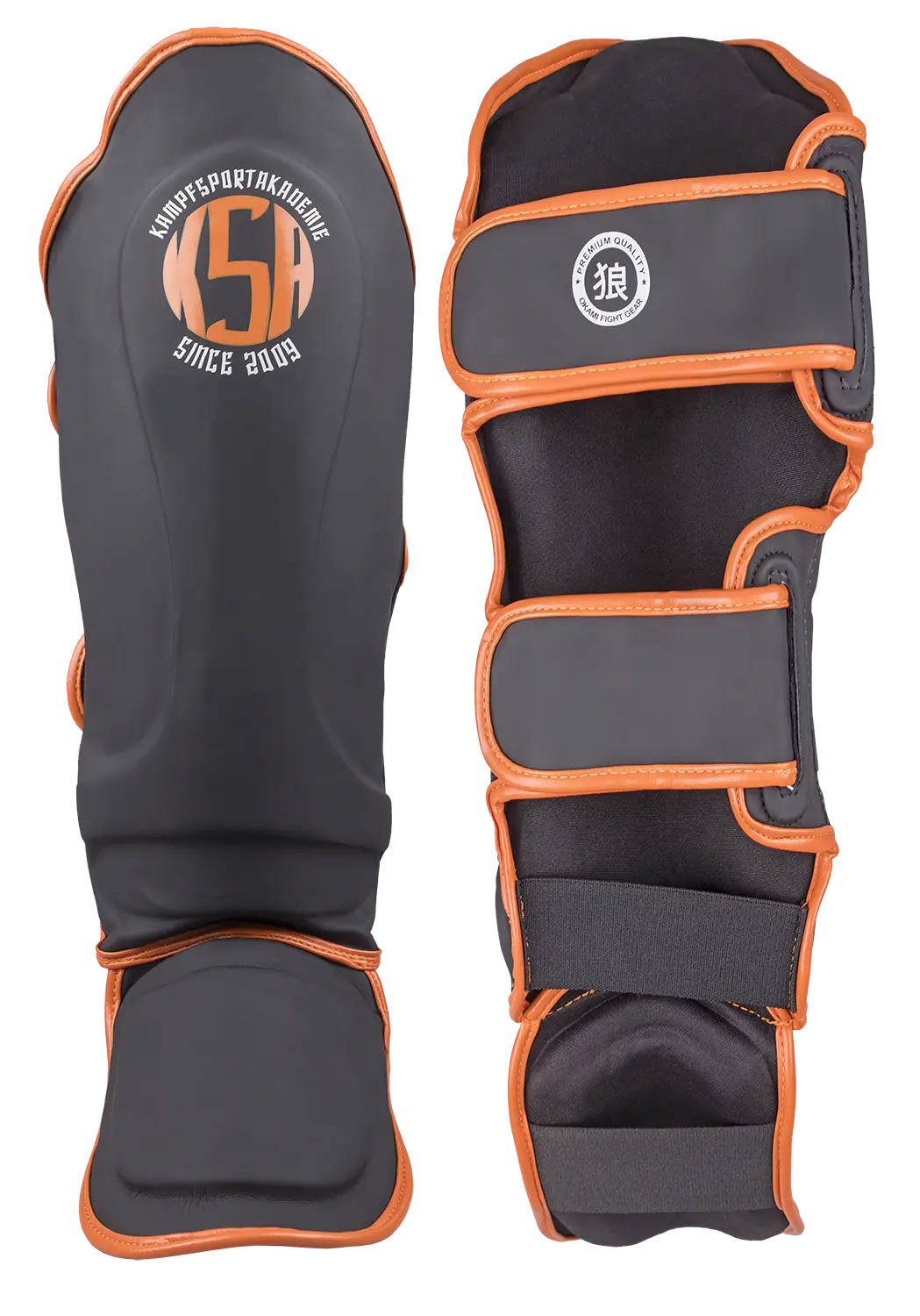 OKAMI FIGHTGEAR Your Team Shin Guards Competitor V2-PU