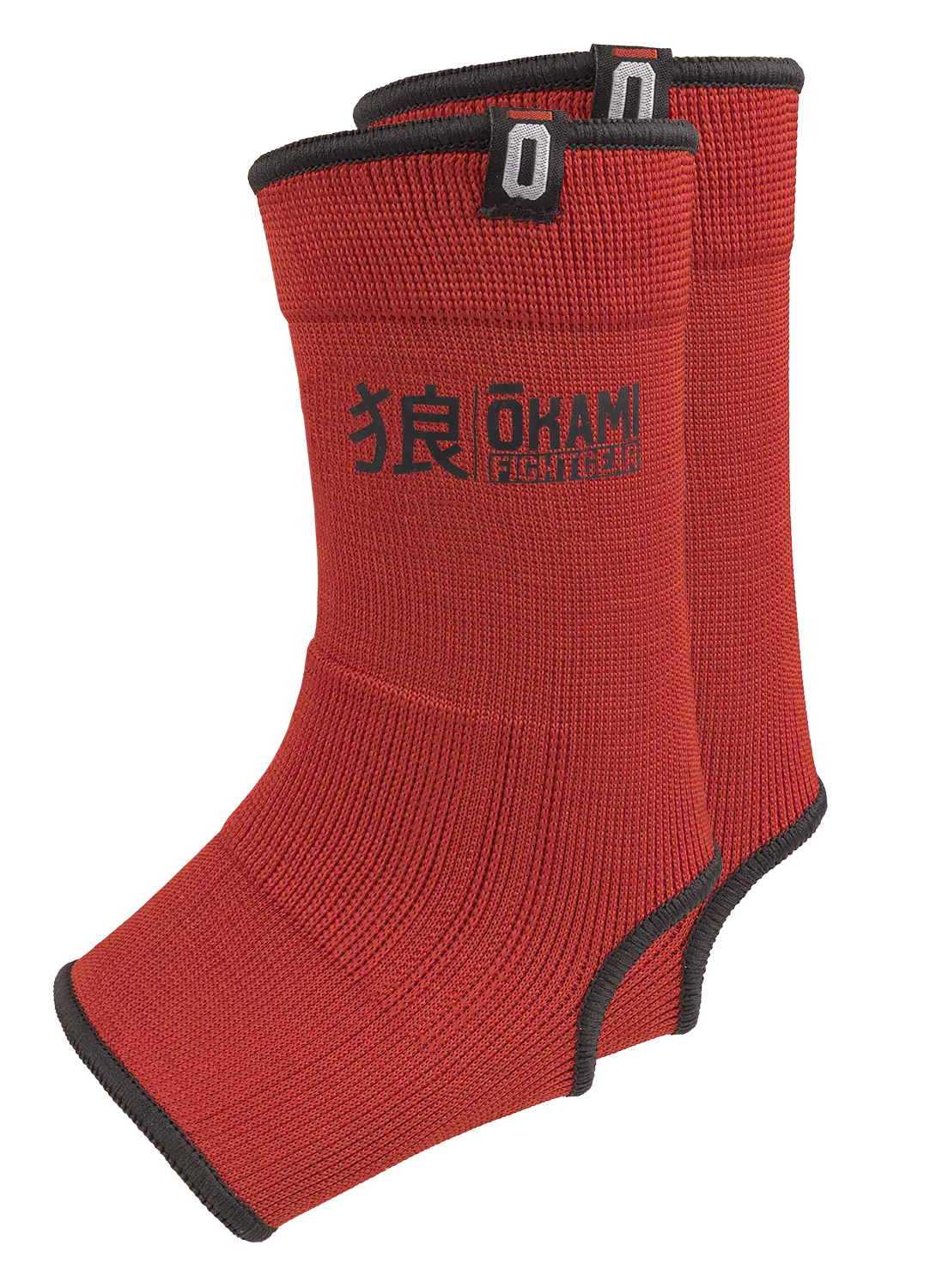 OKAMI FIGHTGEAR Ankle Guards Red