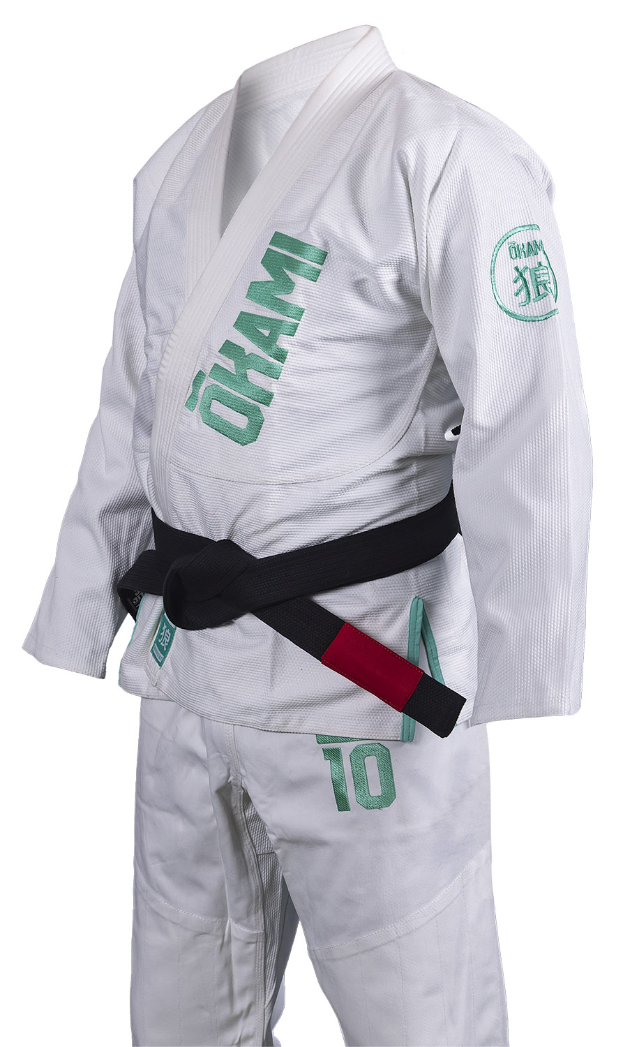 OKAMI BJJ Gi Aniversary – weiß / grün