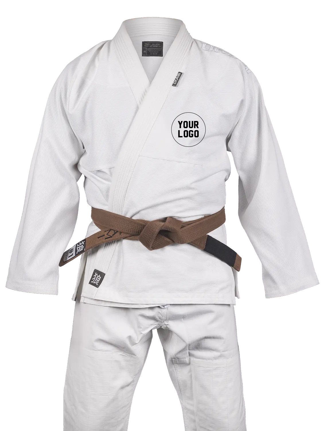 OKAMI YourTeam BJJ Gi Lightweight 350gsm / 10oz