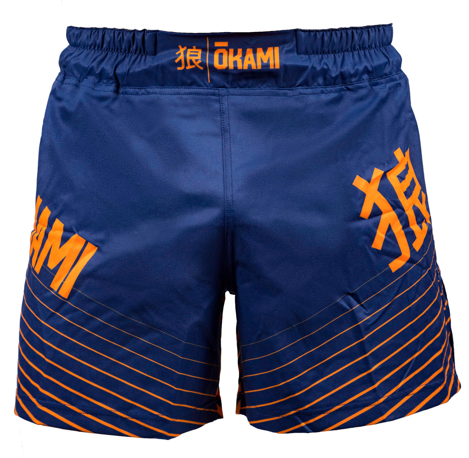 OKAMI Fight Shorts Big Kanji Navy