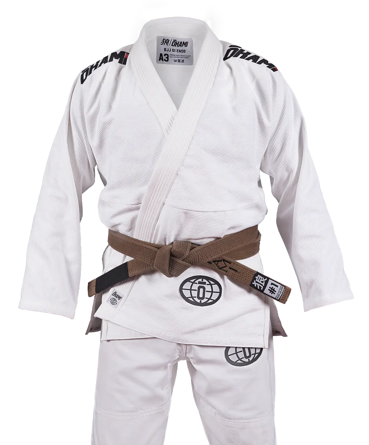 OKAMI BJJ Gi Enso White