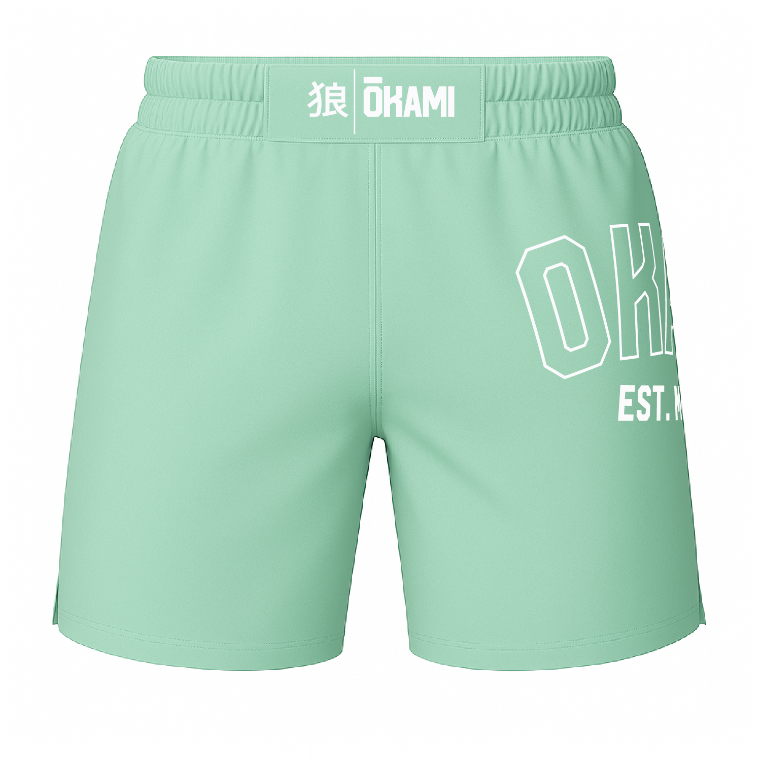 OKAMI Fightshorts Logo Mint