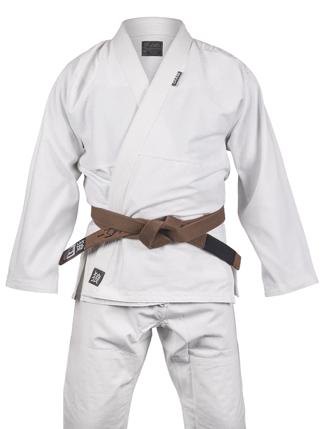 OKAMI BJJ Gi Set Spirit V2 white