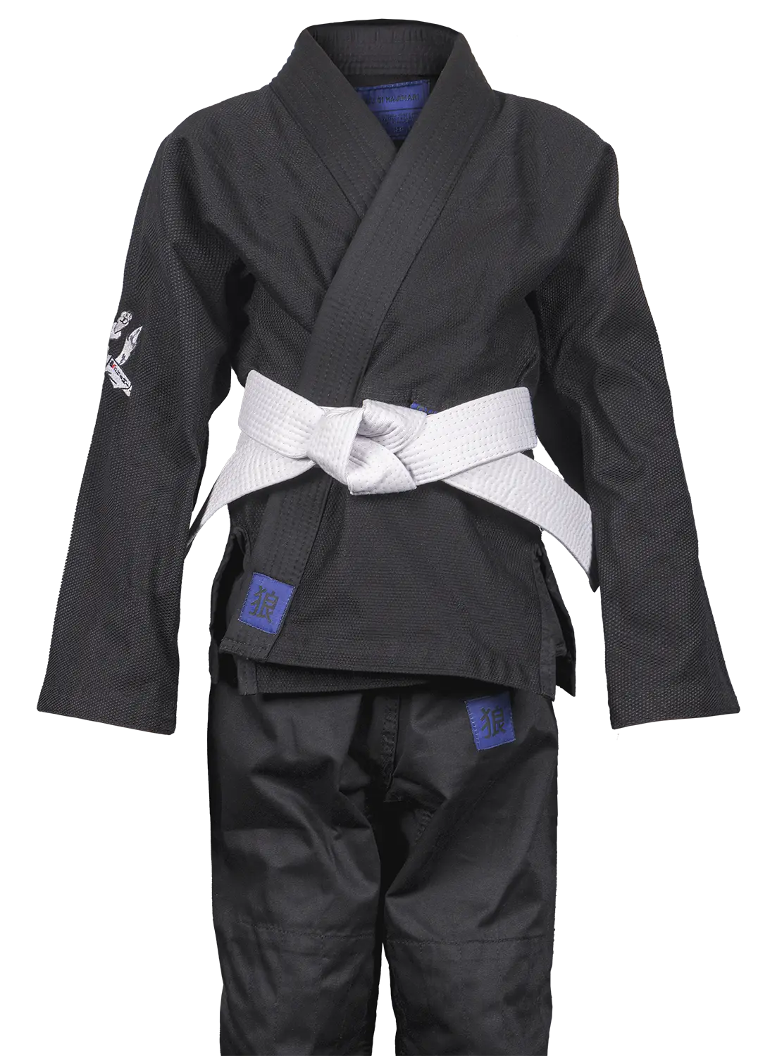 OKAMI Kids BJJ Gi Set Hajimari black