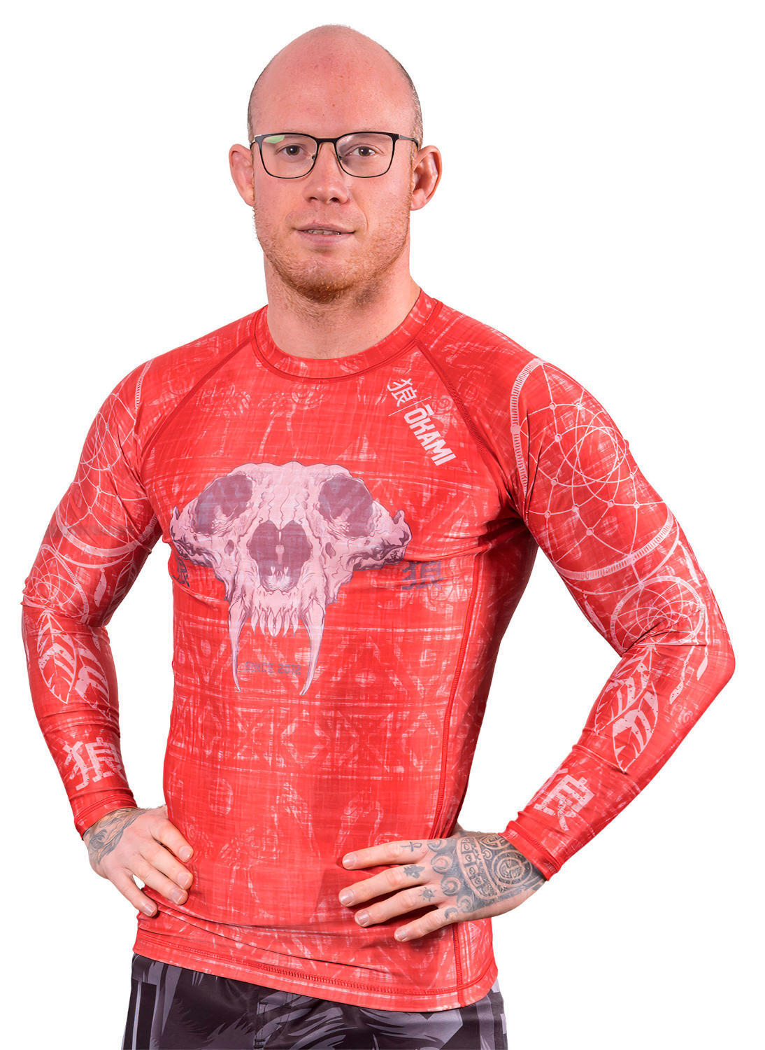 OKAMI Rashguard Wolf Skull