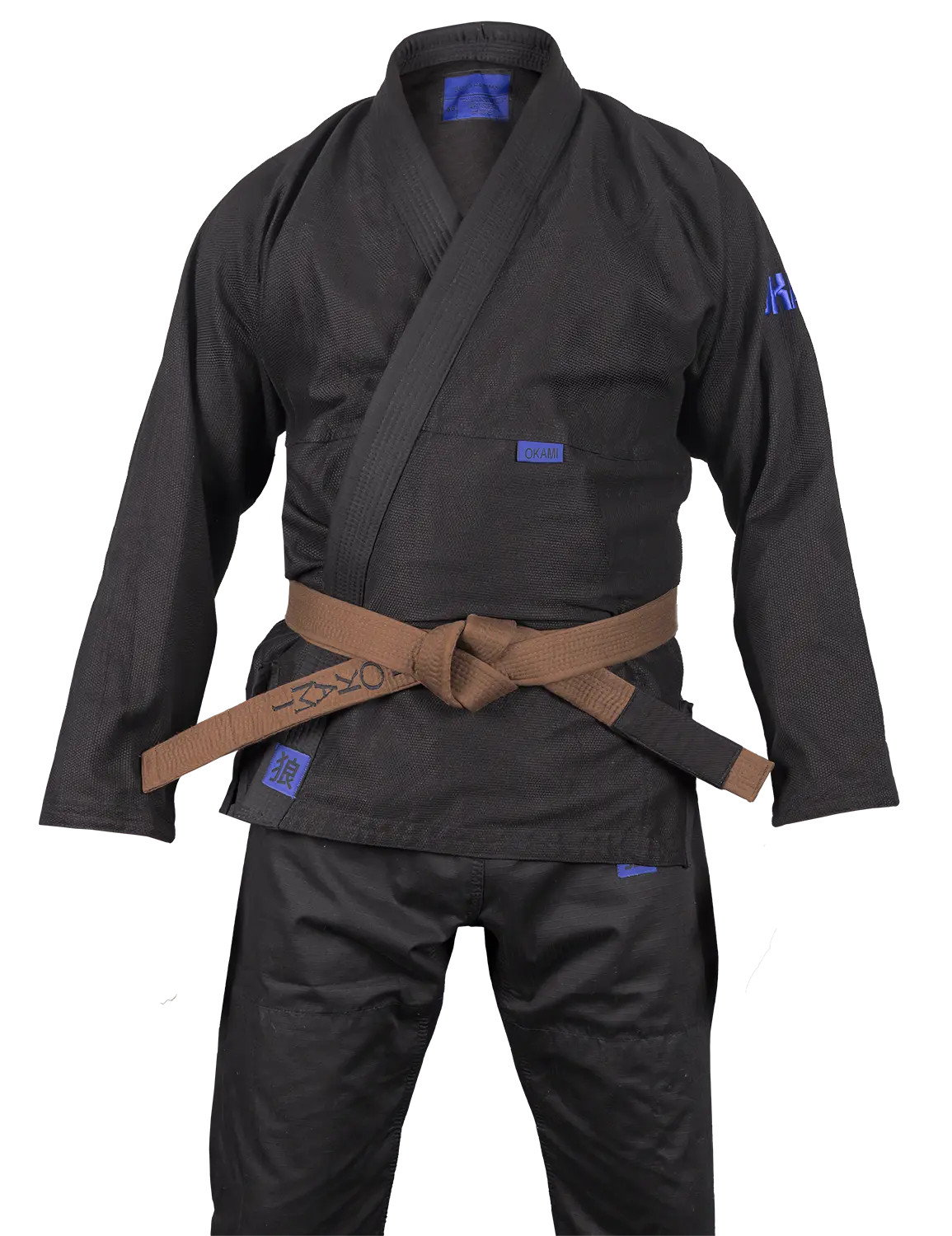 OKAMI BJJ Gi Set Hajimari black