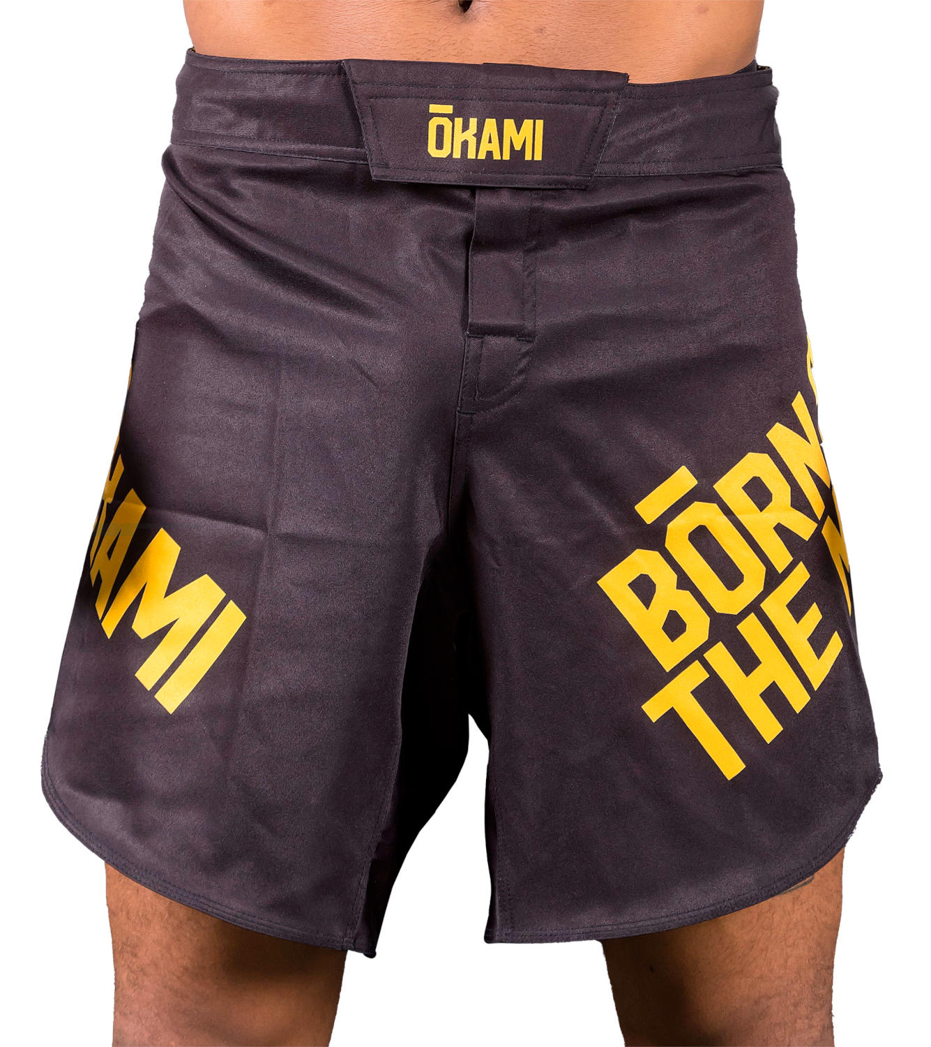 OKAMI Fight Shorts Motion Black