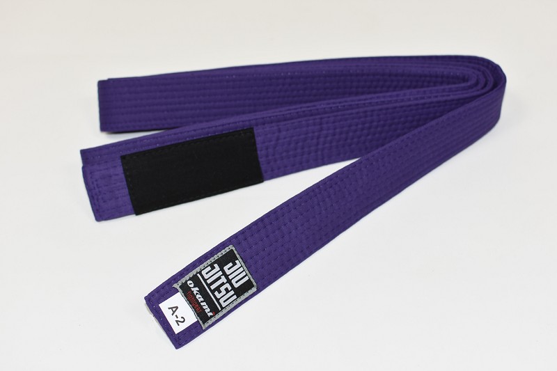 Okami fightgear BJJ Belt – purple