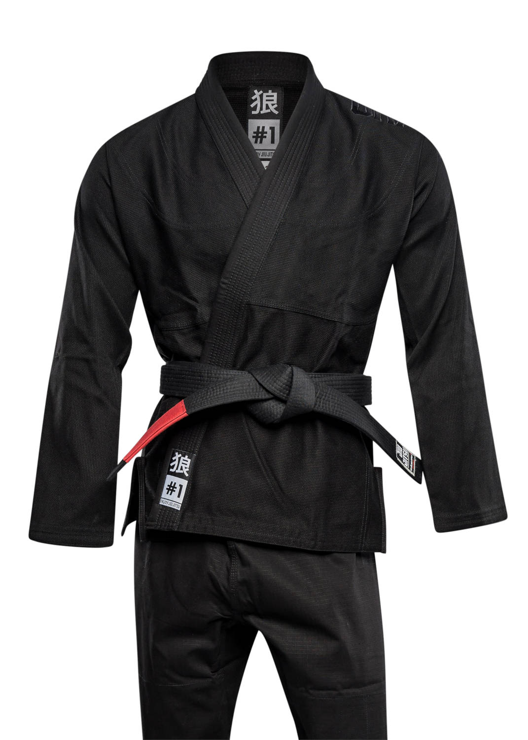 OKAMI BJJ Gi Set Spirit – schwarz
