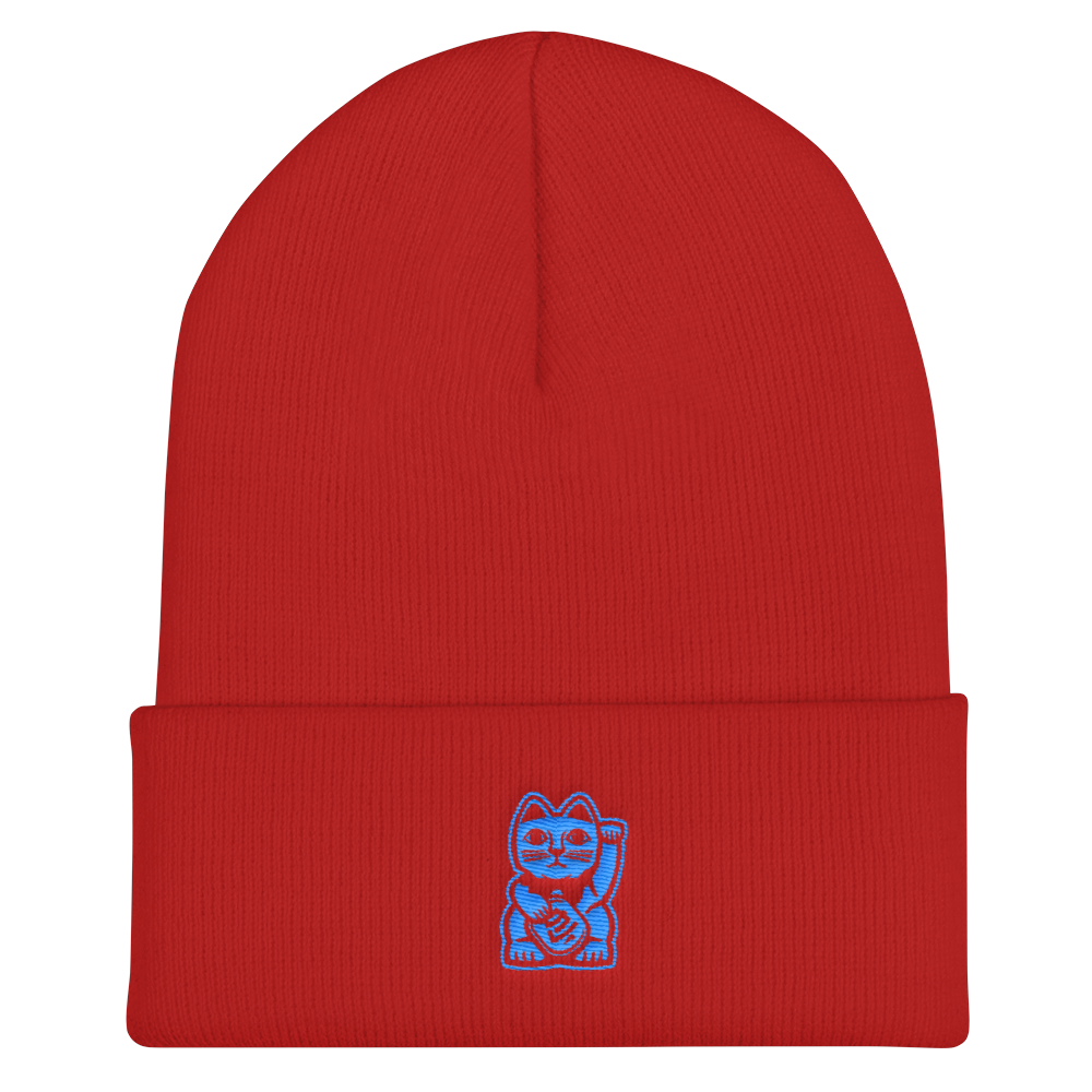 Blood and Blue Beanie