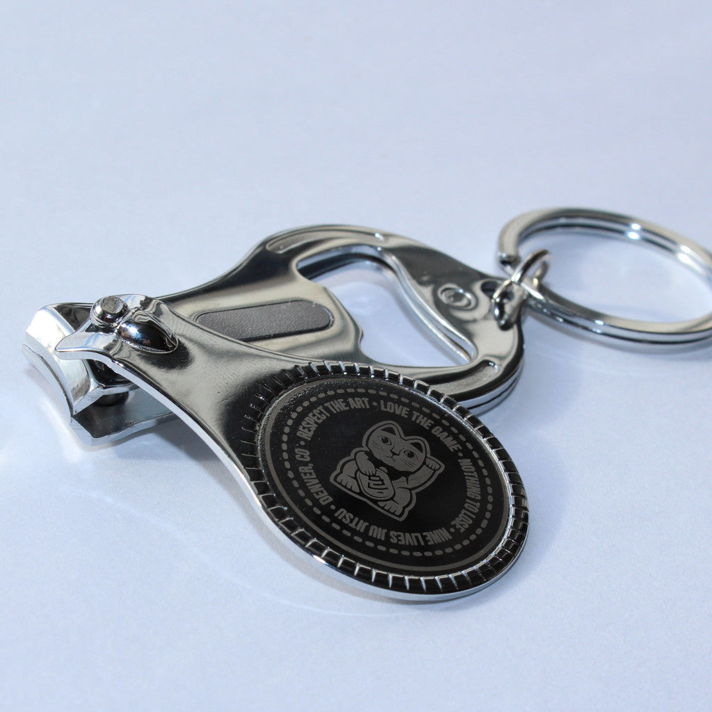 Laser Engraved Nail Clipper, Key Chain and Bottle Opener
