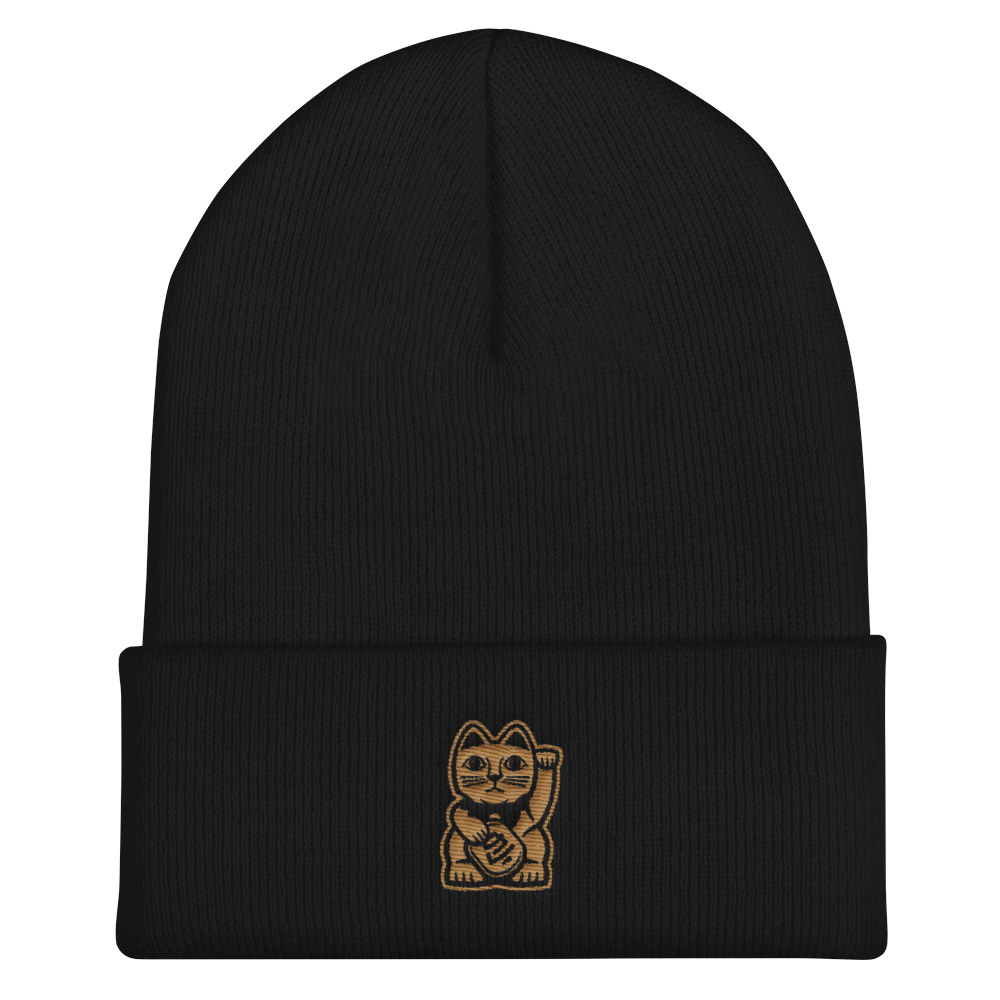 Old Gold Cat Beanie
