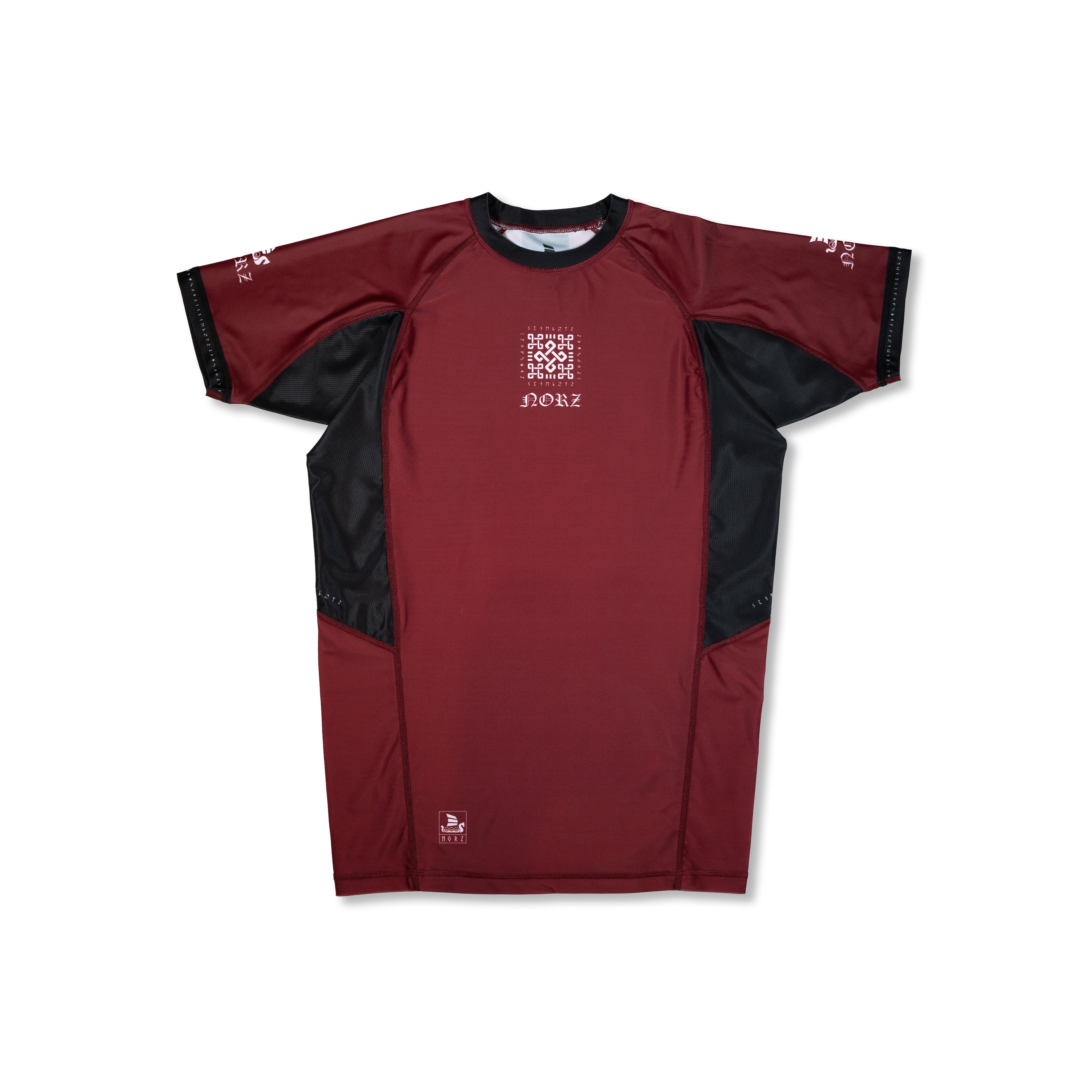 MENS BURGUNDY Rashguard