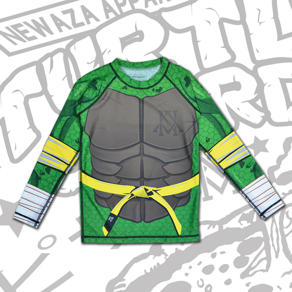 Turtle Guard Ranked Rashguard for Kids