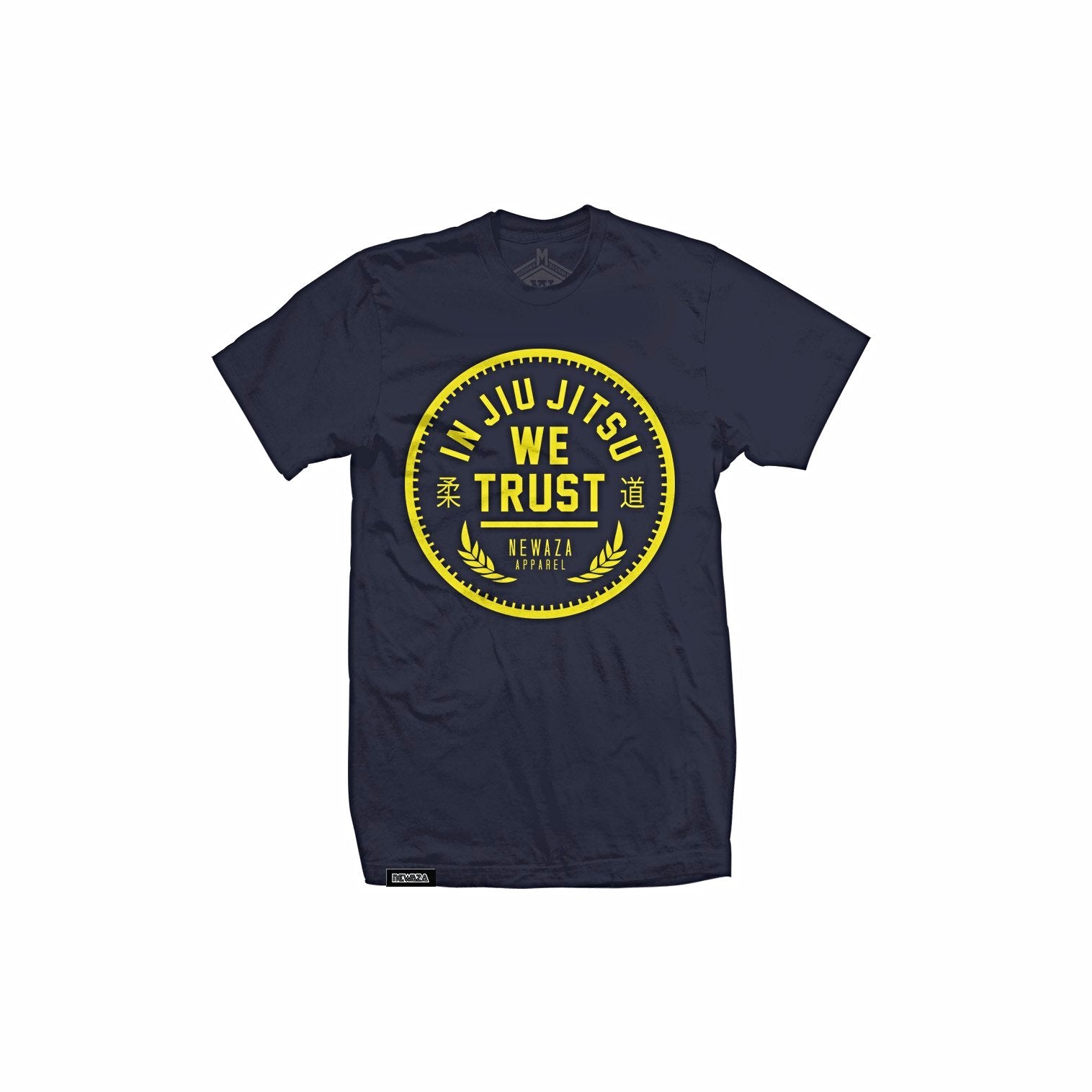 In Jiu Jitsu We Trust (Yellow on Navy)