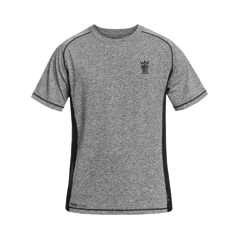 TRAINING DRYFIT TEE-SHIRT - GREY/BLACK