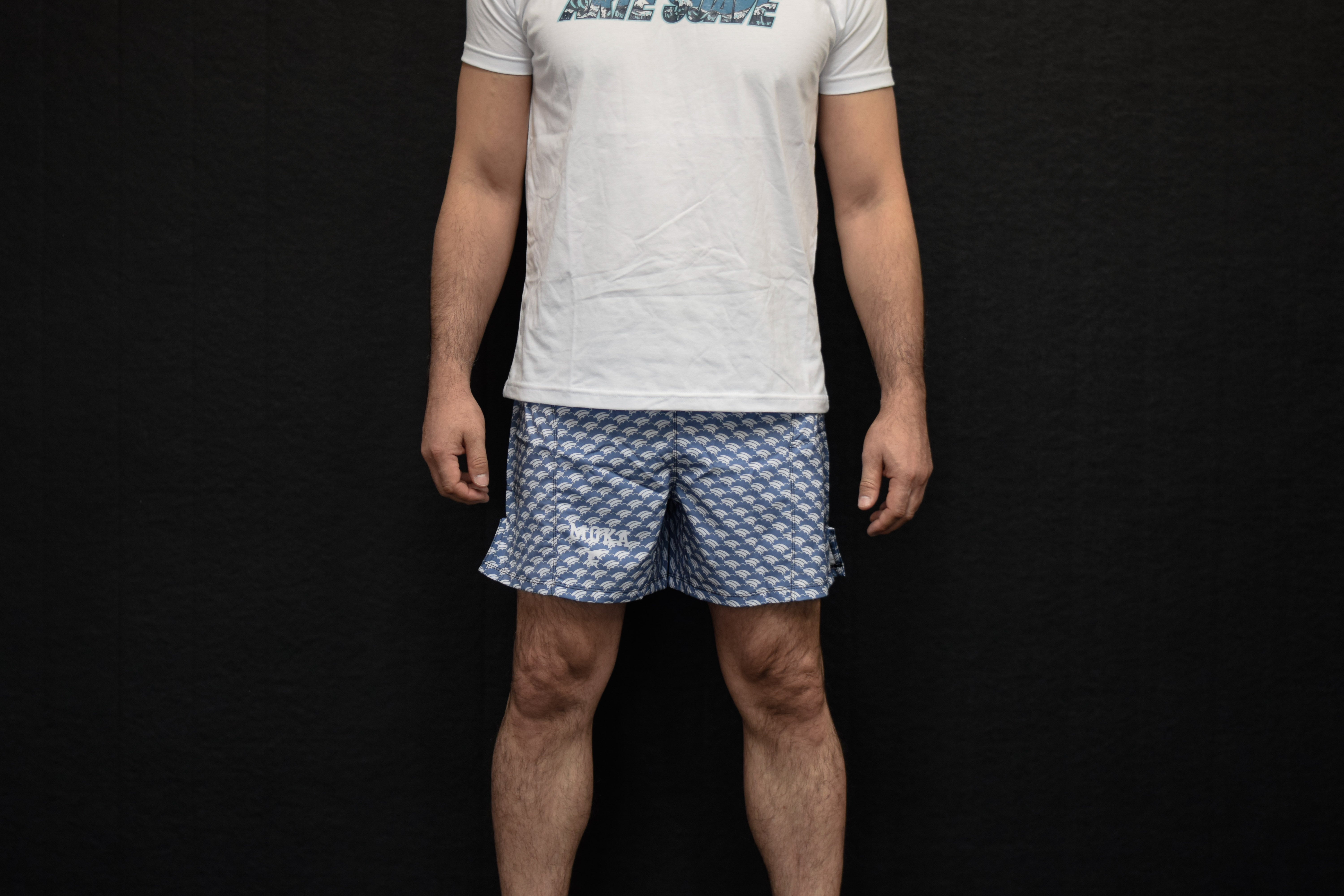 Moka Shorts Blue Clouds