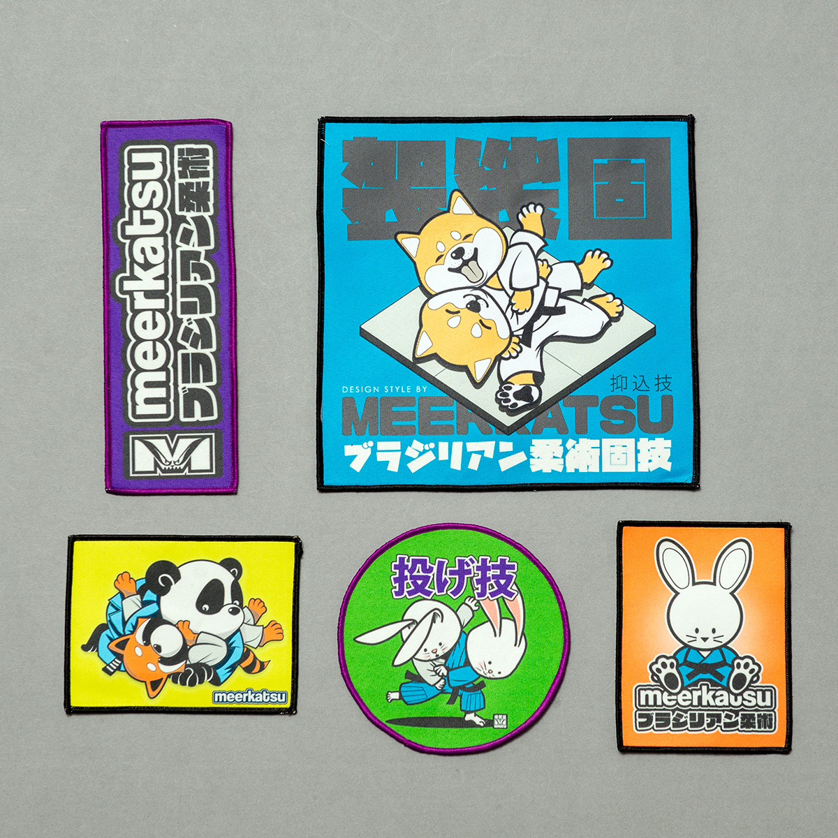 Kawaii Grapplers, Meerkatsu Patch Set