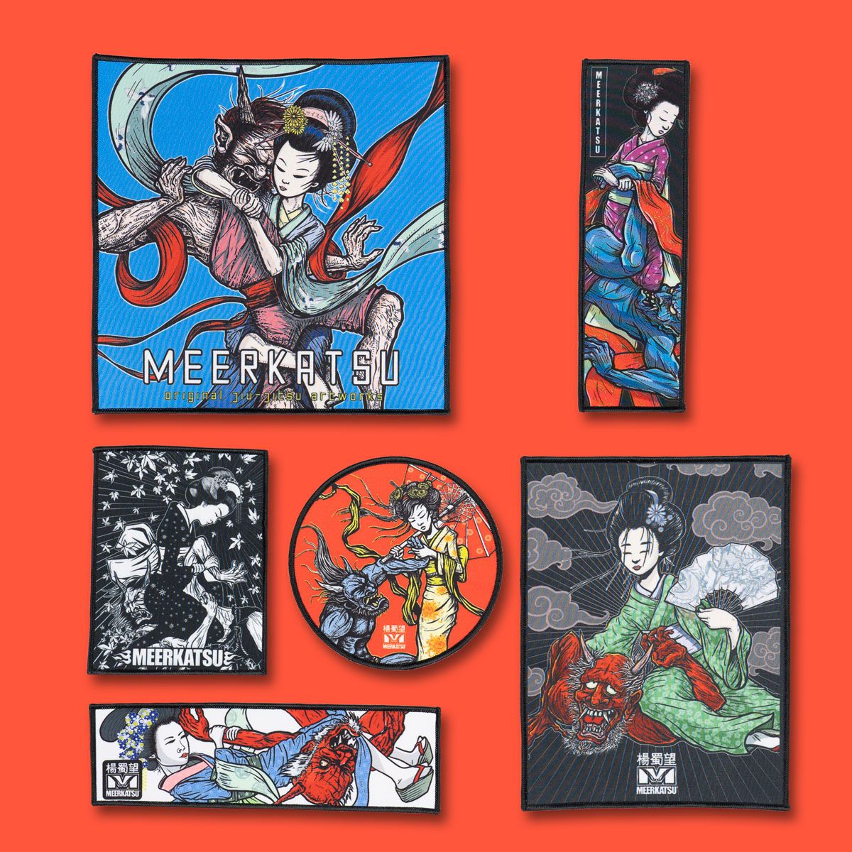 Heavenly JiuJitsu Patch set