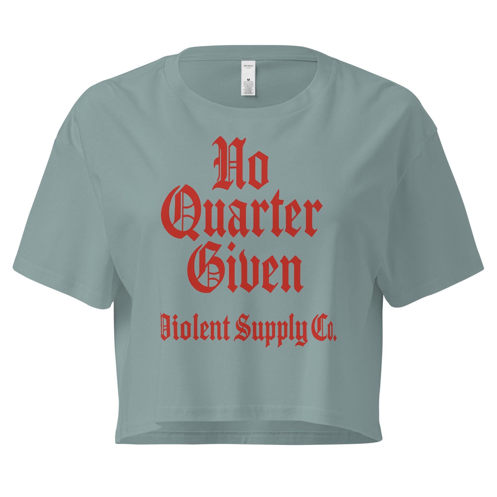 No Quarter Given Blood Oath Crop Top