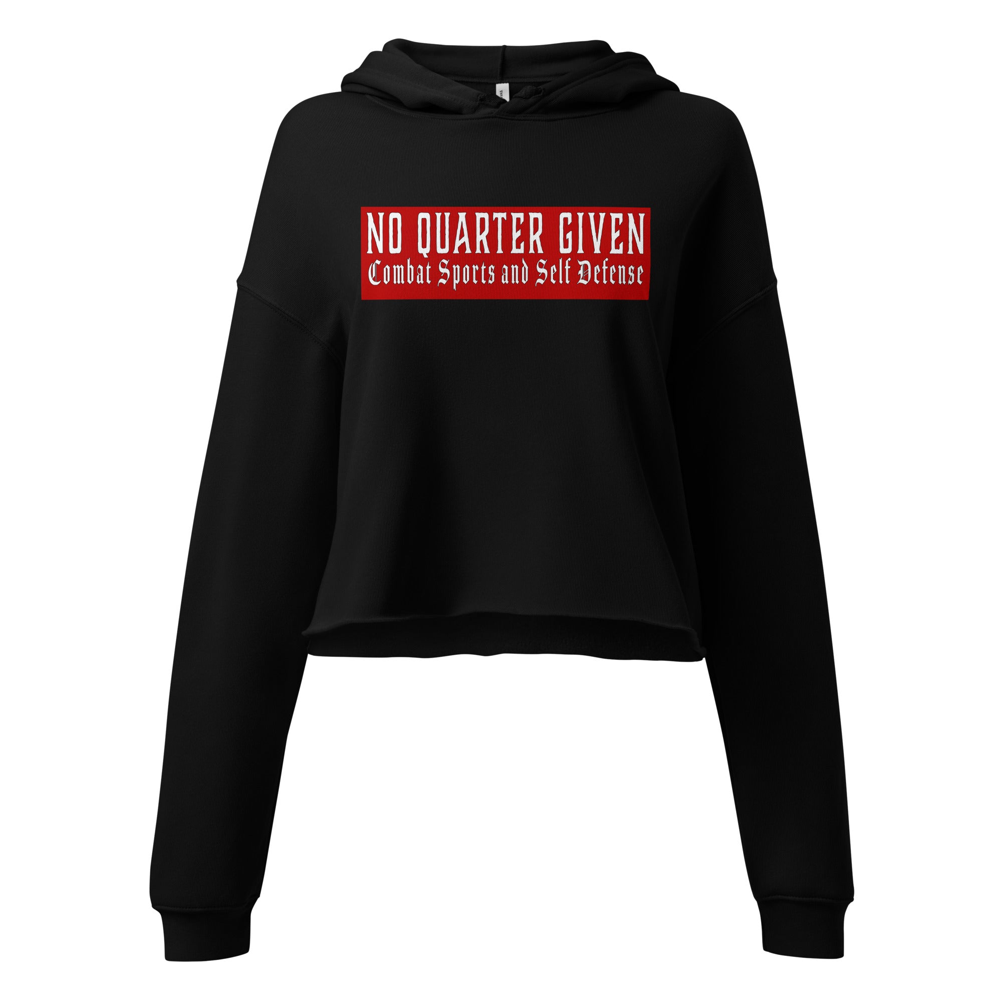 No Quarter Given Crop Hoodie