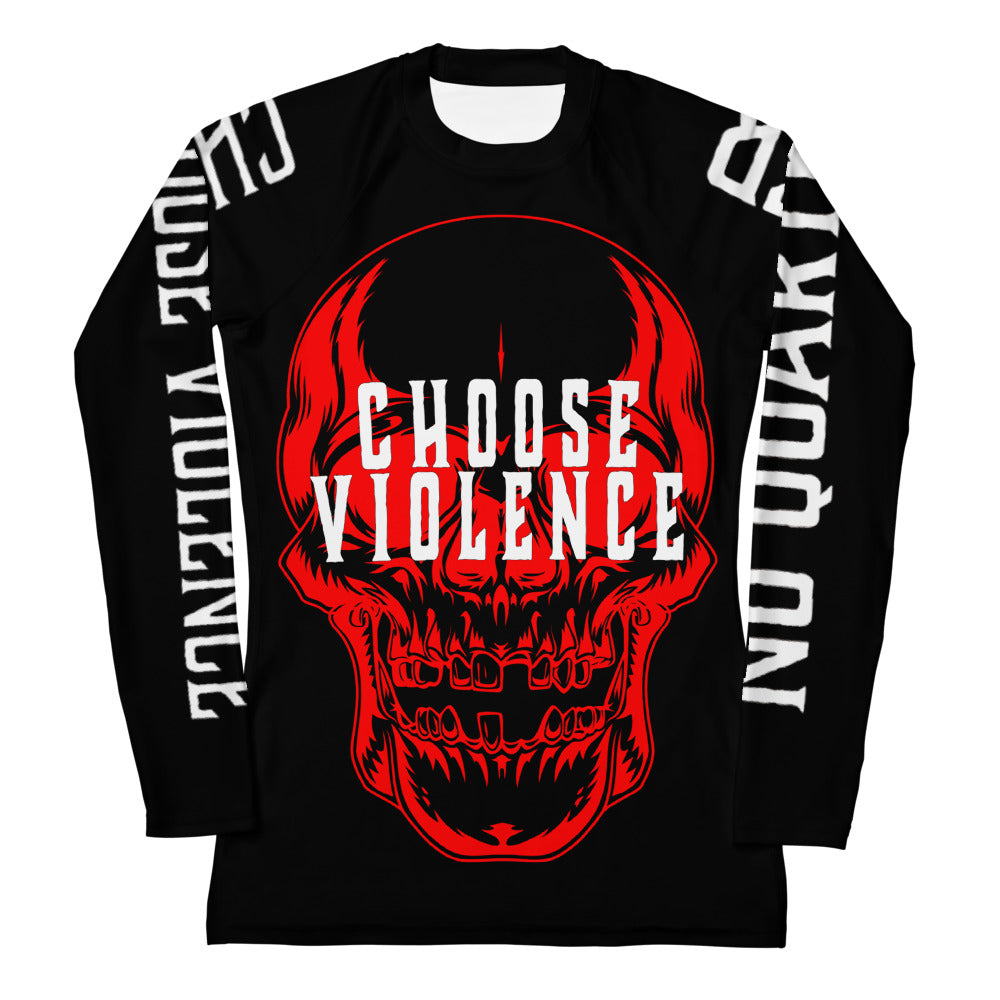 Choose Violence '23 Women's Rash Guard