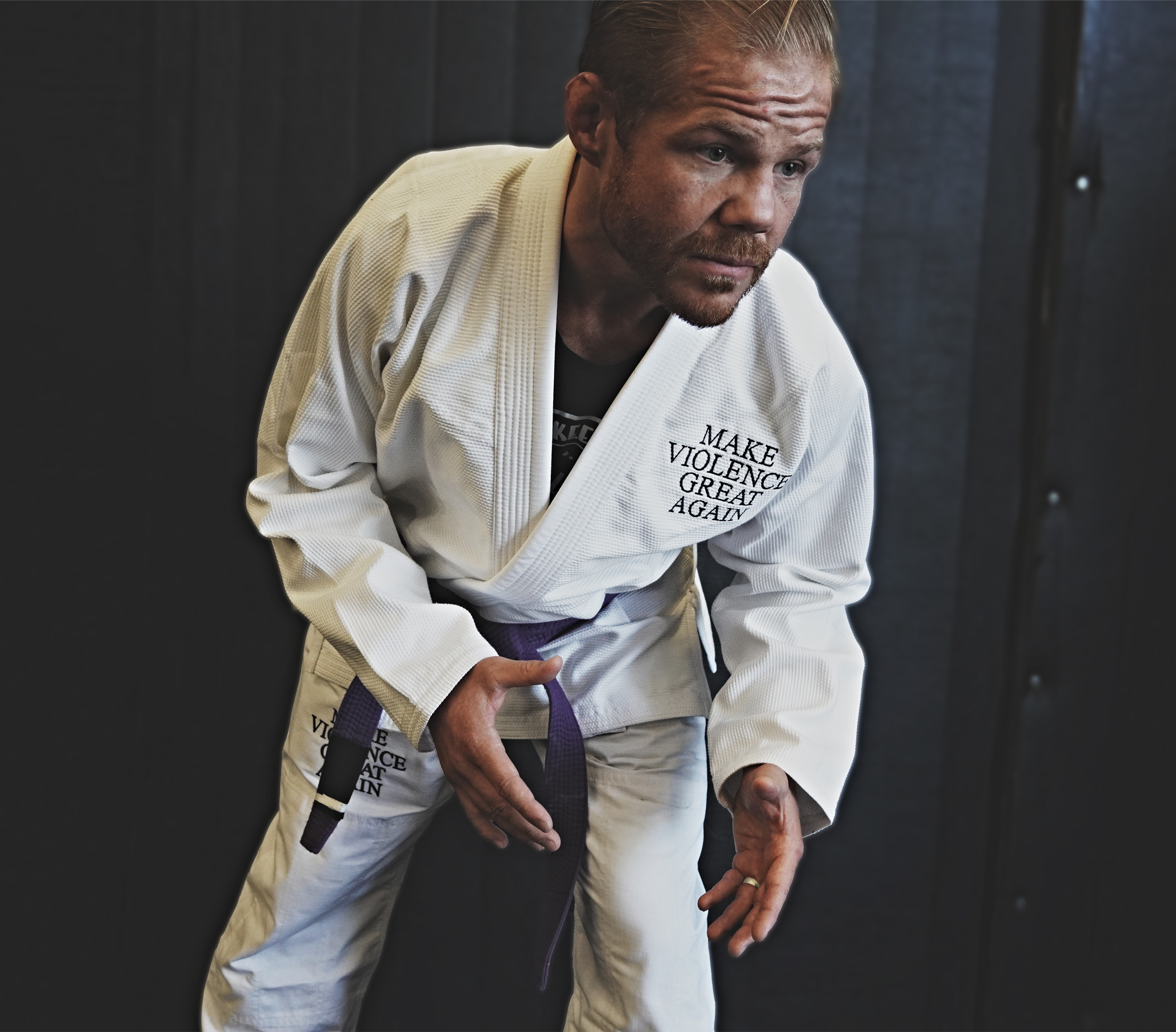 Make Violence Great Again White Gi