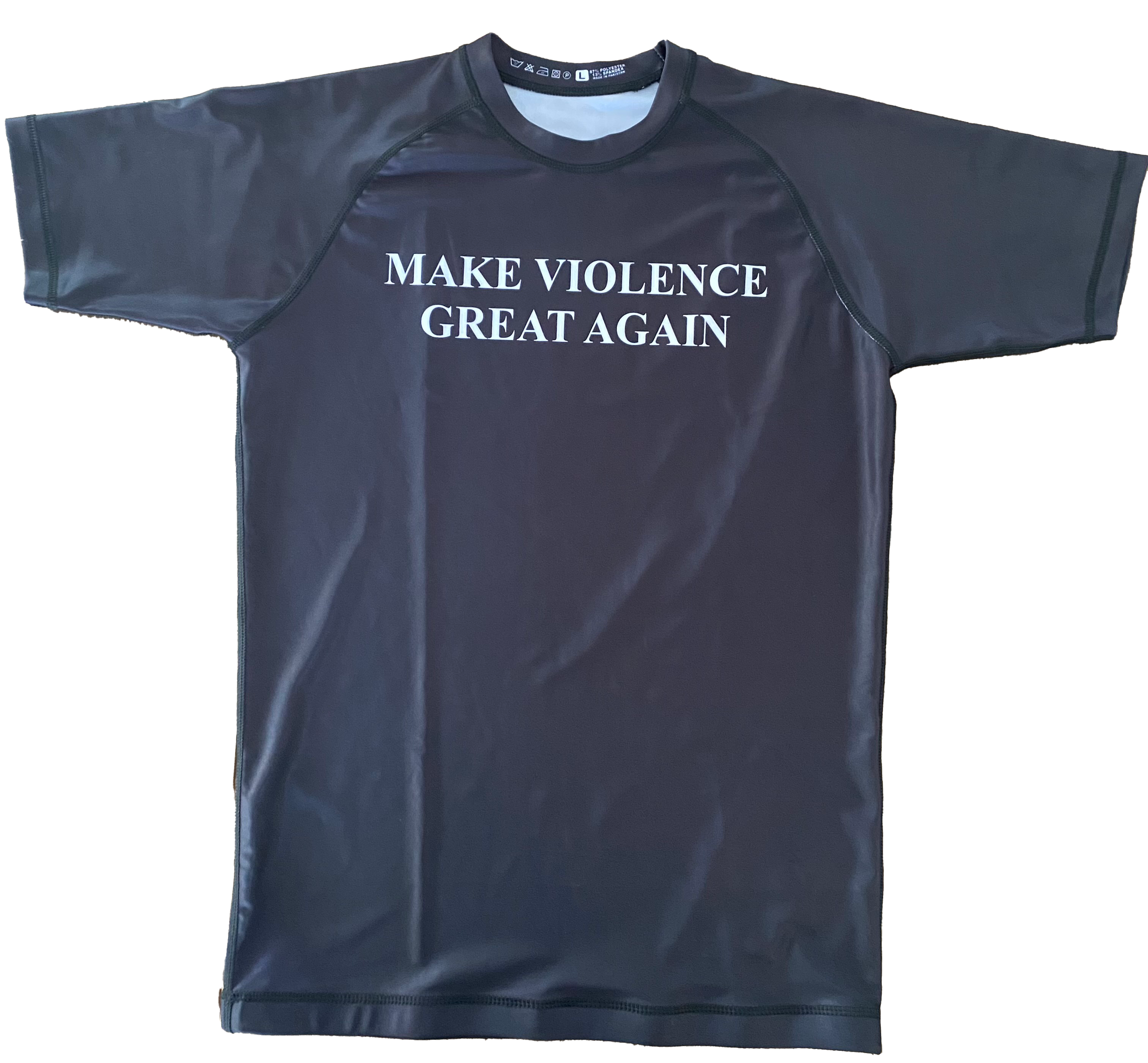 Youth OG Make Violence Great Again Short Sleeve Rashguard