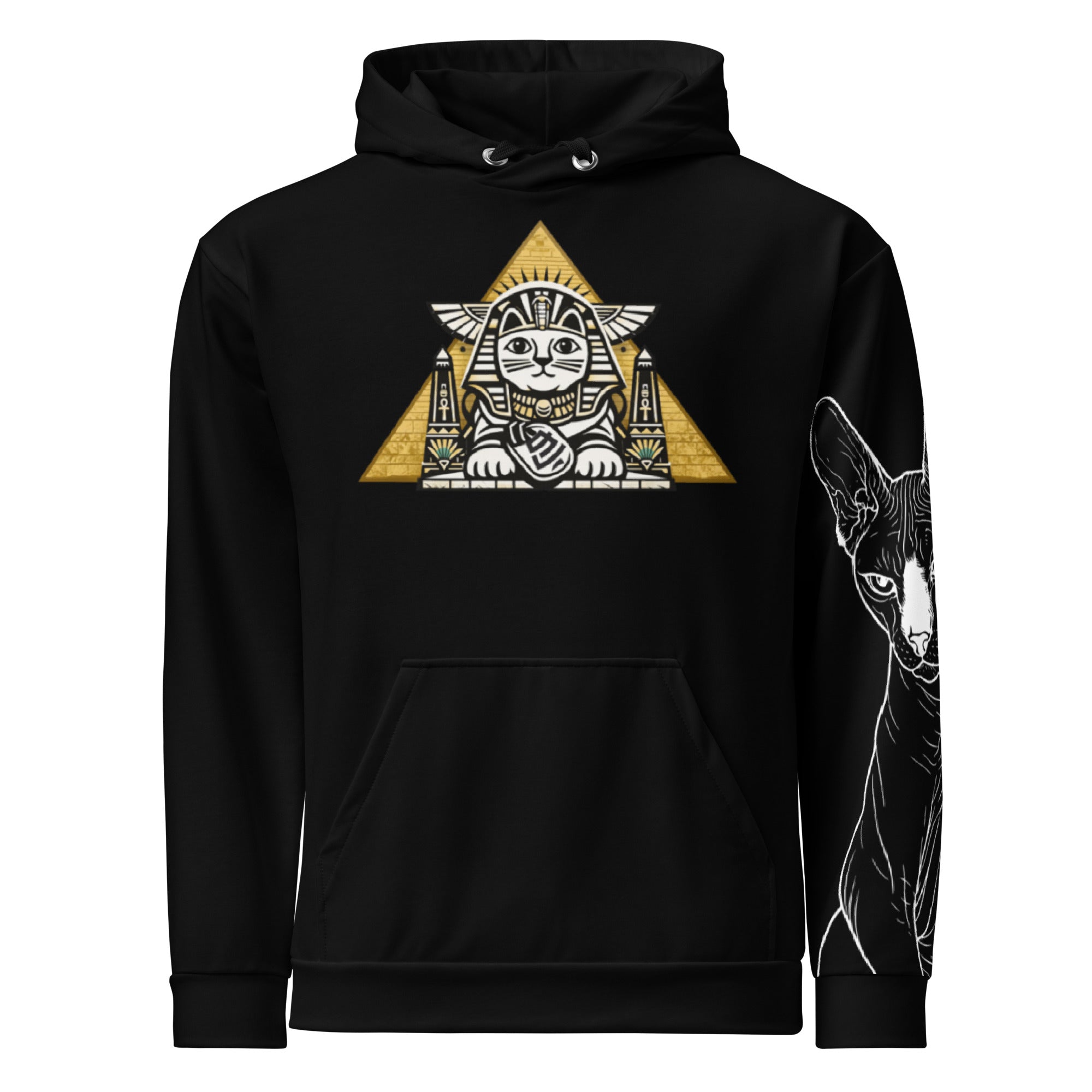 Sphynx Cotton hoodie - White