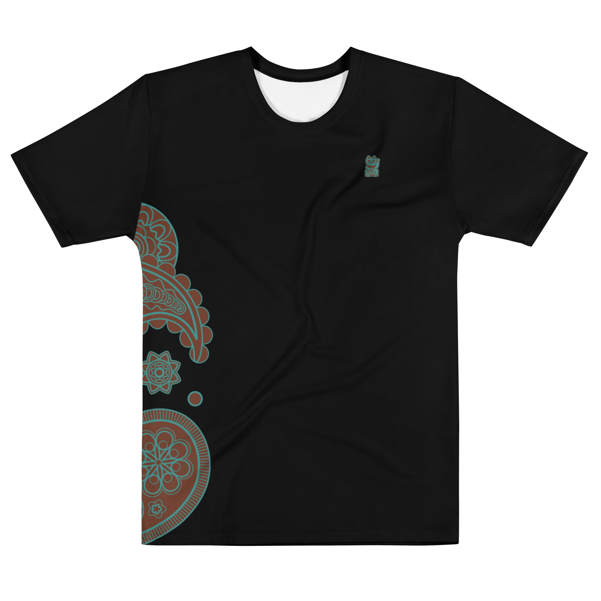 Paisley Black Tee