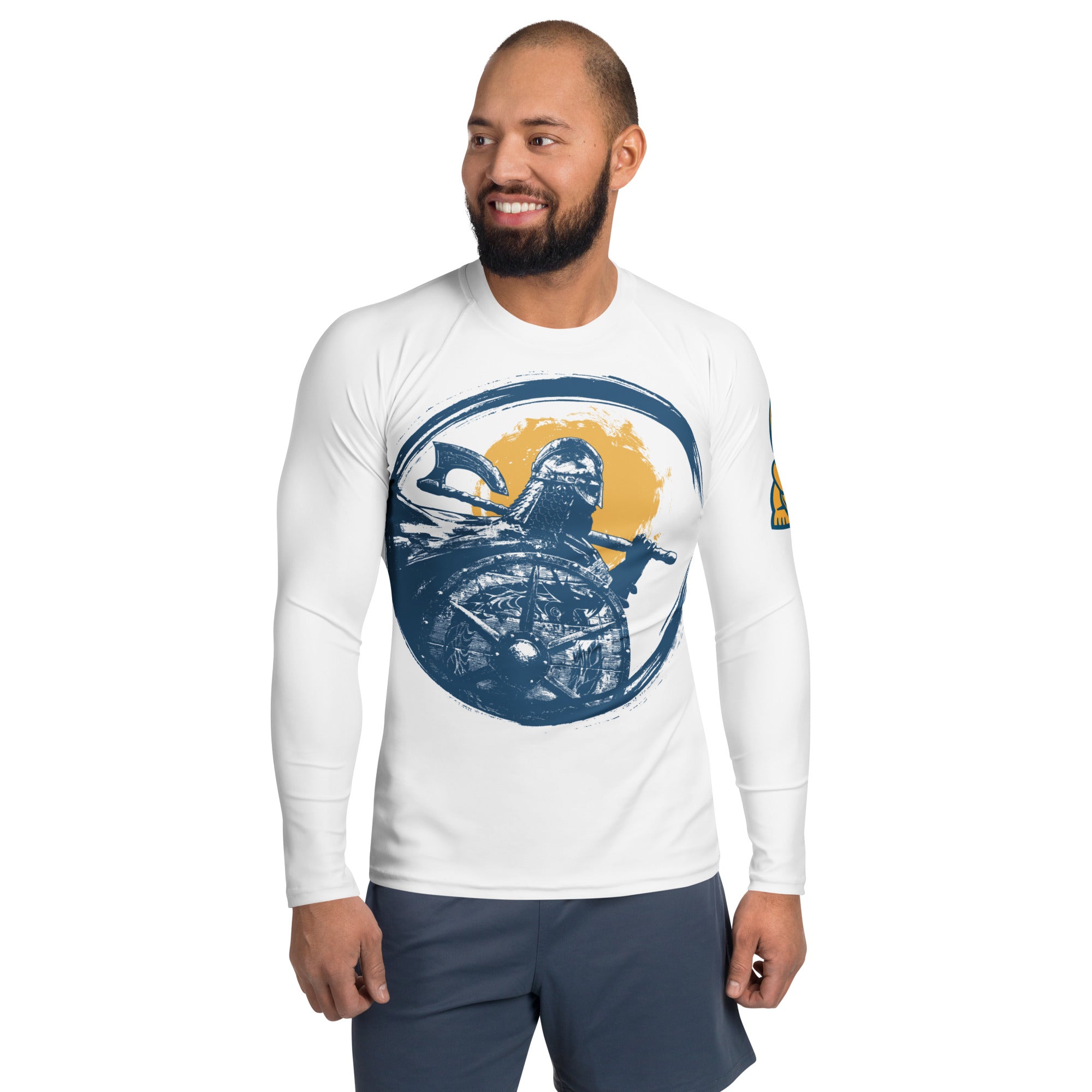 Marina High School Rash Guard White