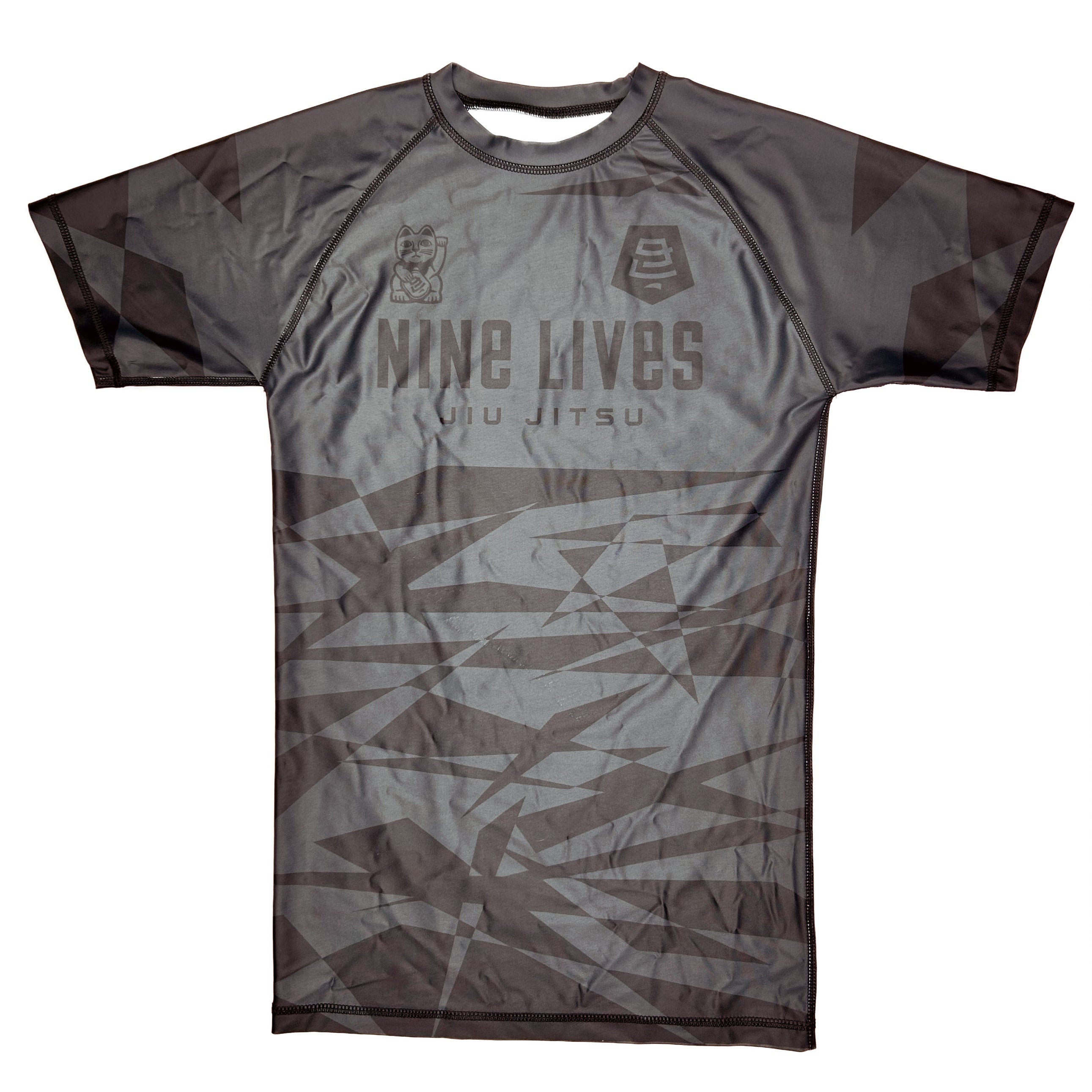 Vertex Short Sleeve Rashguard - Black