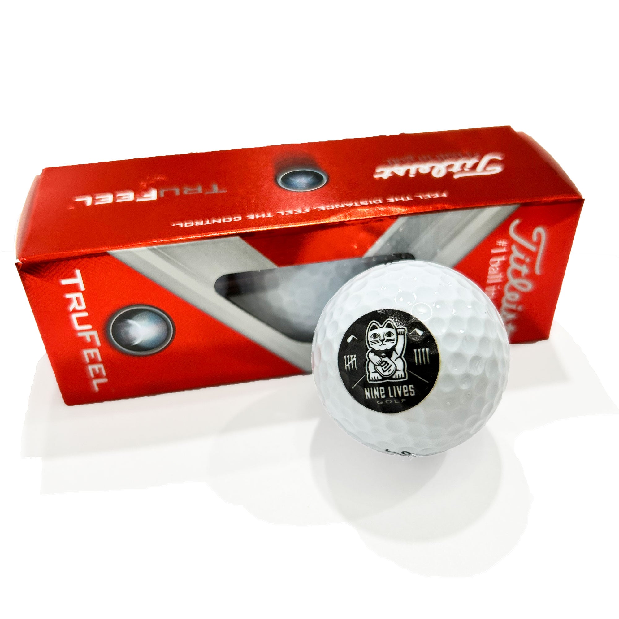 Nine Lives Titleist TruFeel 3 Pack Golf Balls