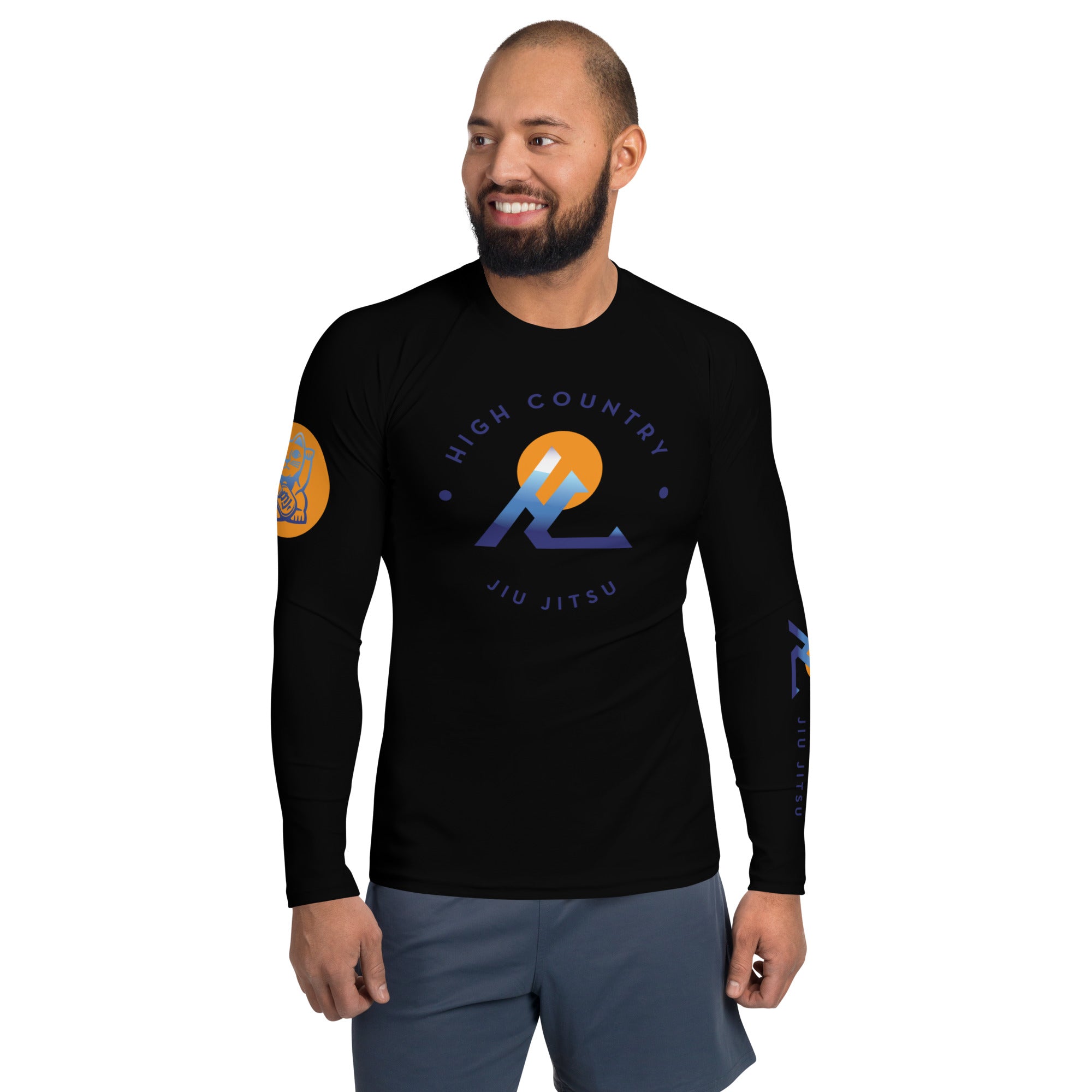 Nine Lives x High County Jiu Jitsu - Men's Rash Guard