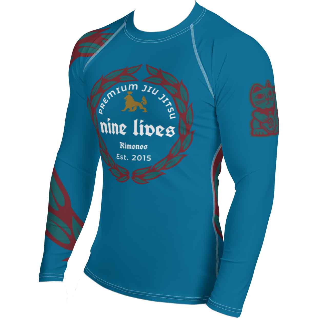 ICE COLD JIU JITSU Rashguard - Blue