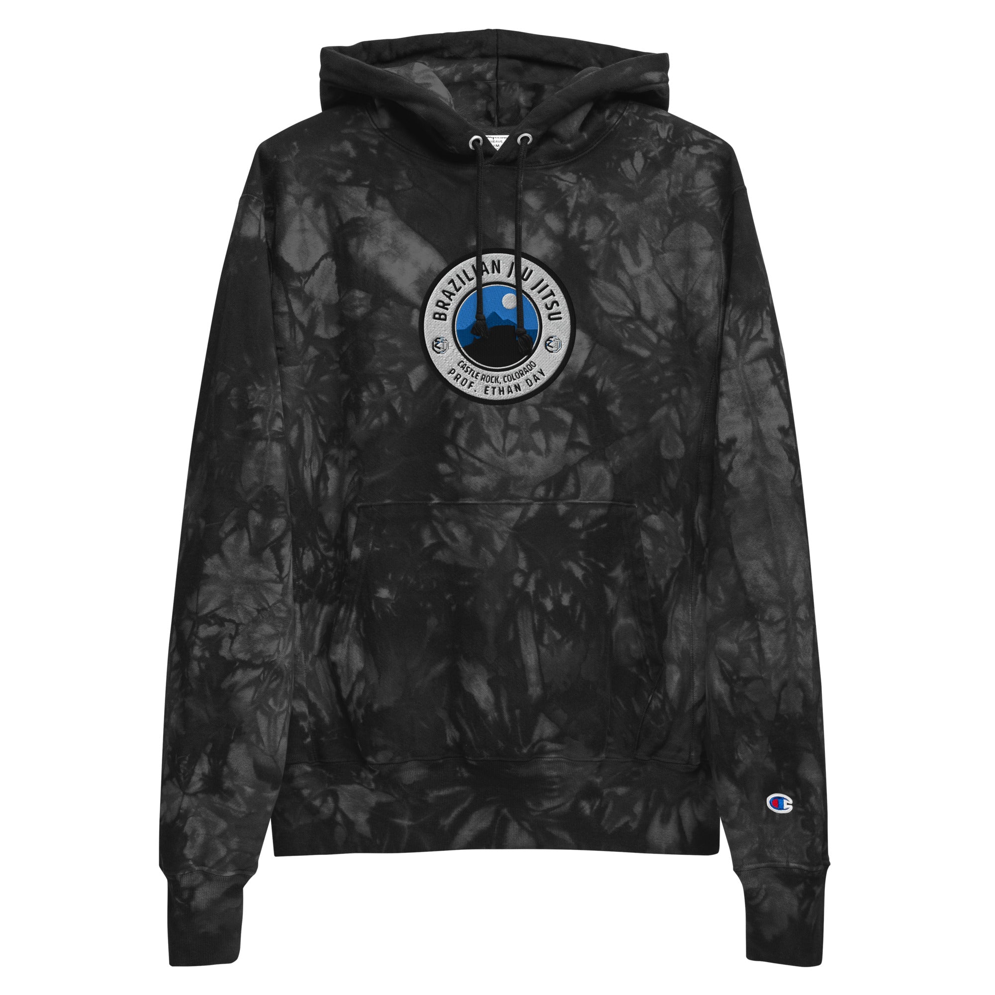 RTA COLORADO x Champion Embroidered tie-dye hoodie