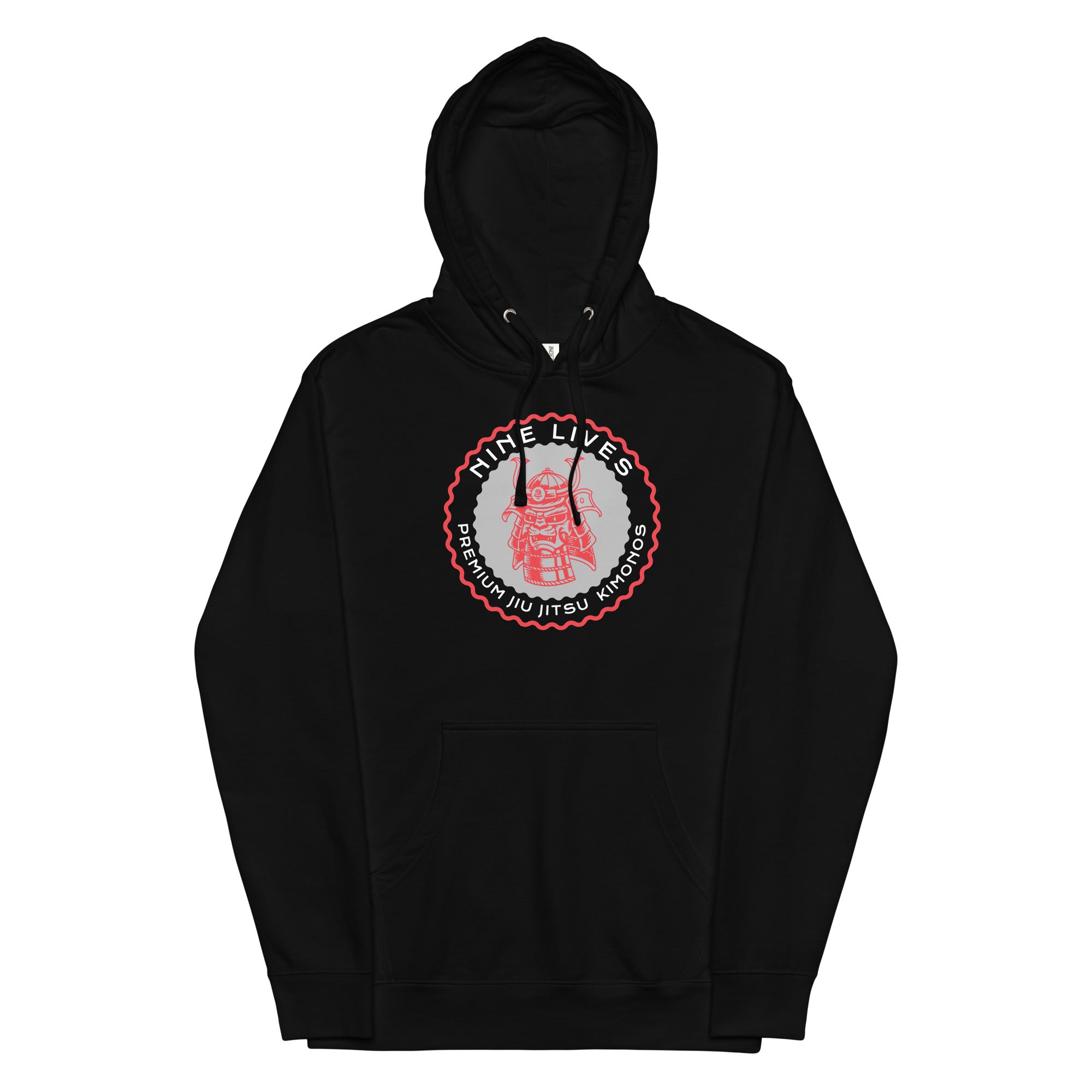 SAMURAI CAT Midweight Hoodie - Black