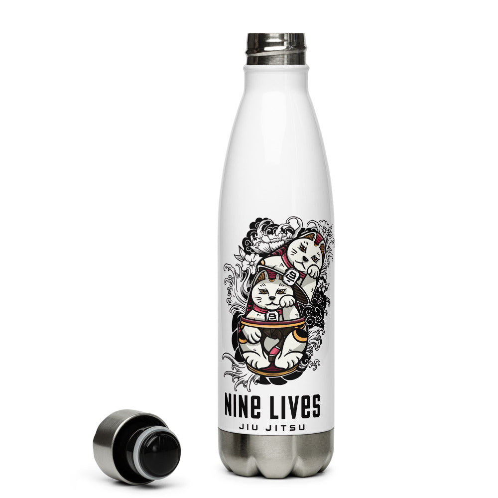 Nesting Cats 17 oz Water Bottle