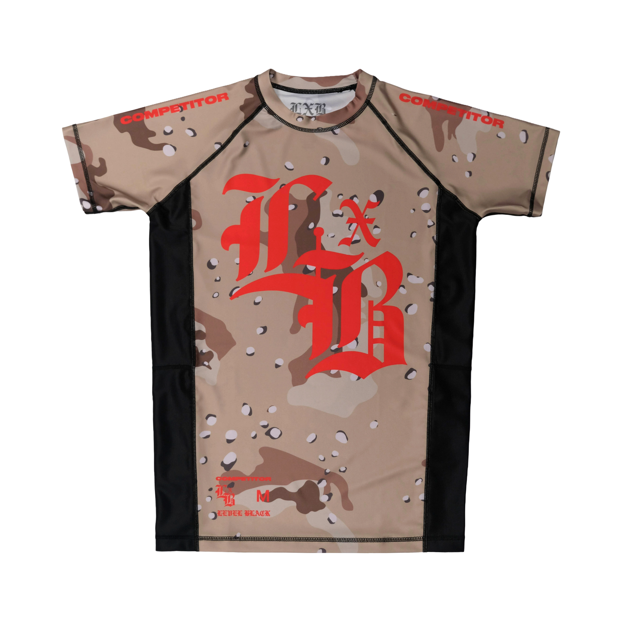 Desert Camo Competitor Rash Guard