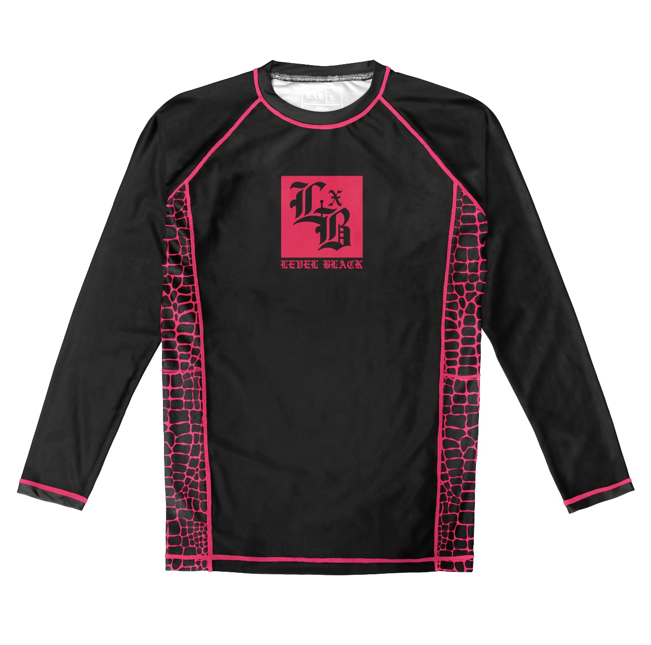 Pink Python LS Rash Guard