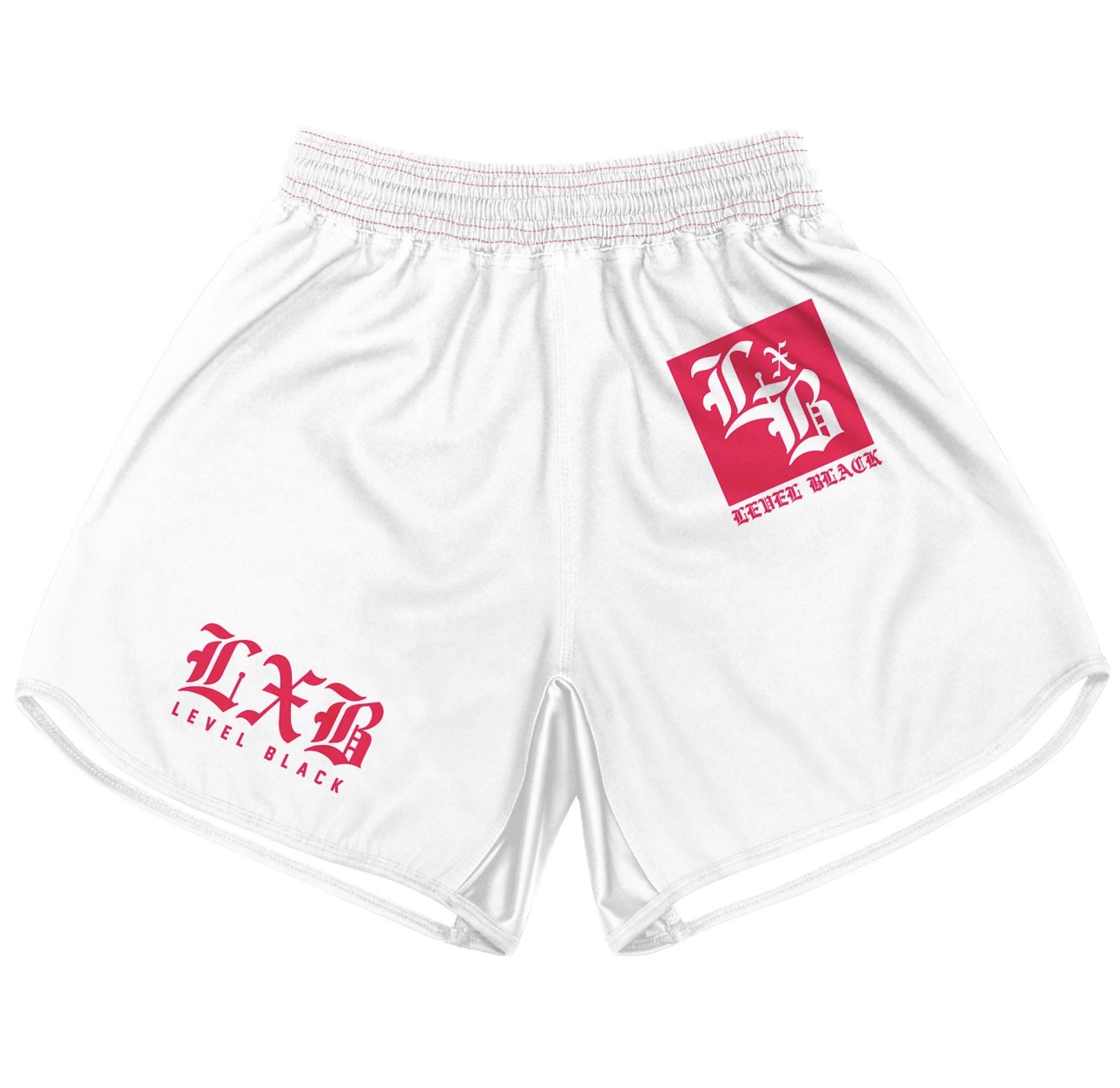 Pink Python White Training Shorts