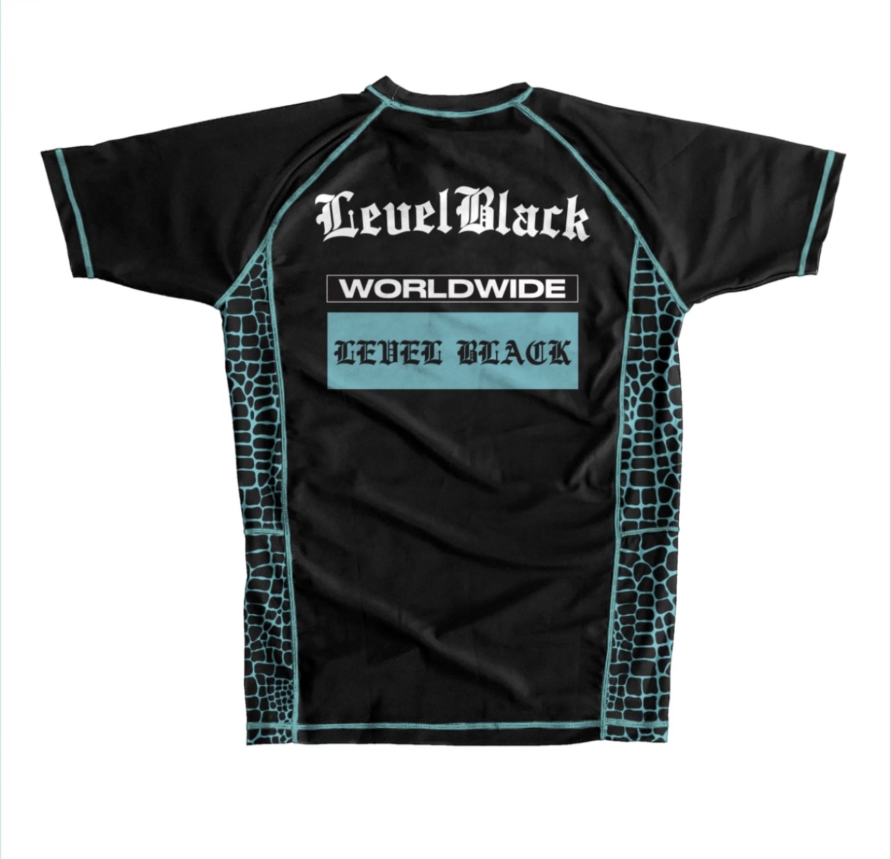 Teal Python Rash Guard