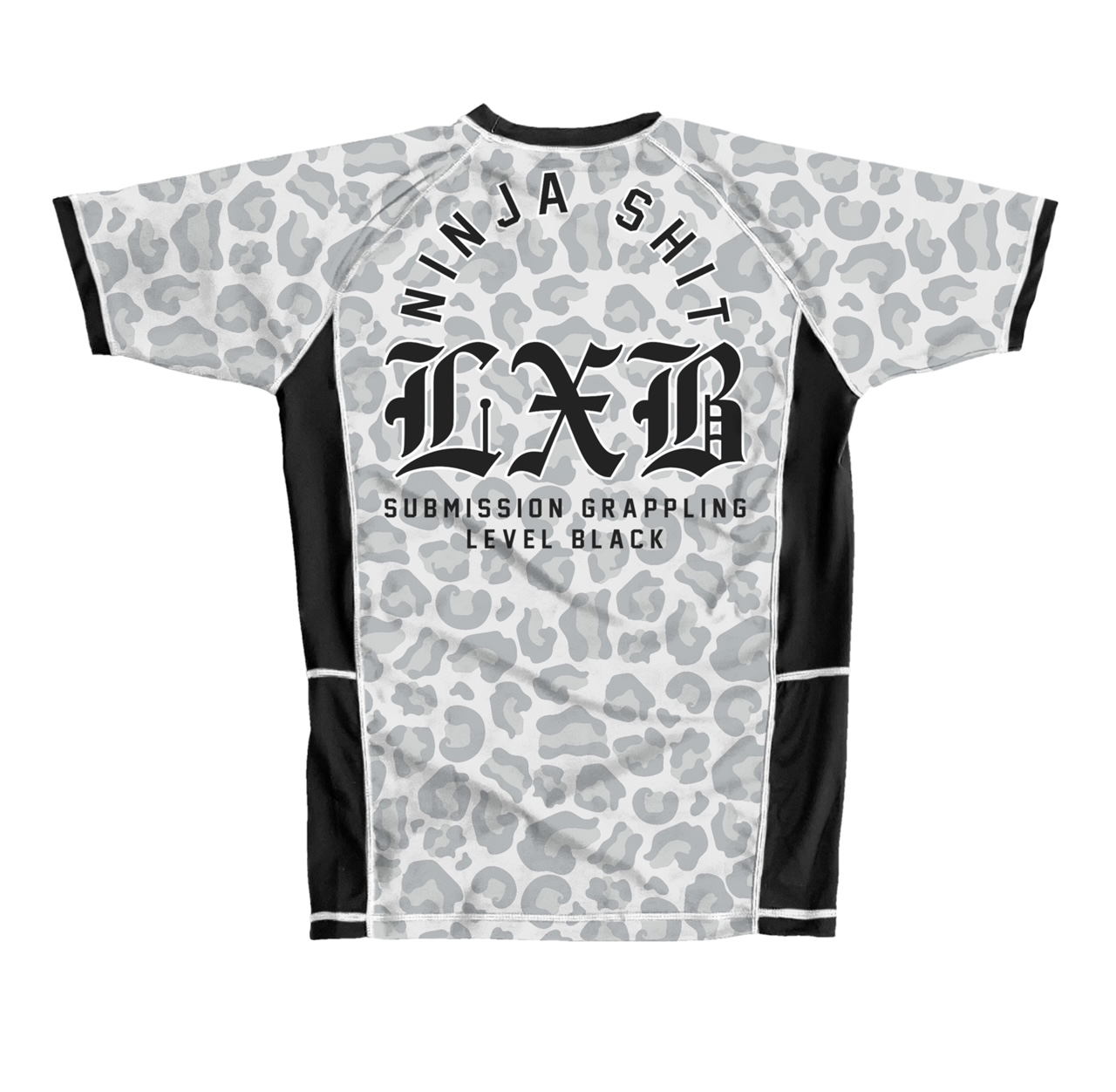 Ninja Shit V3 White Rash Guard