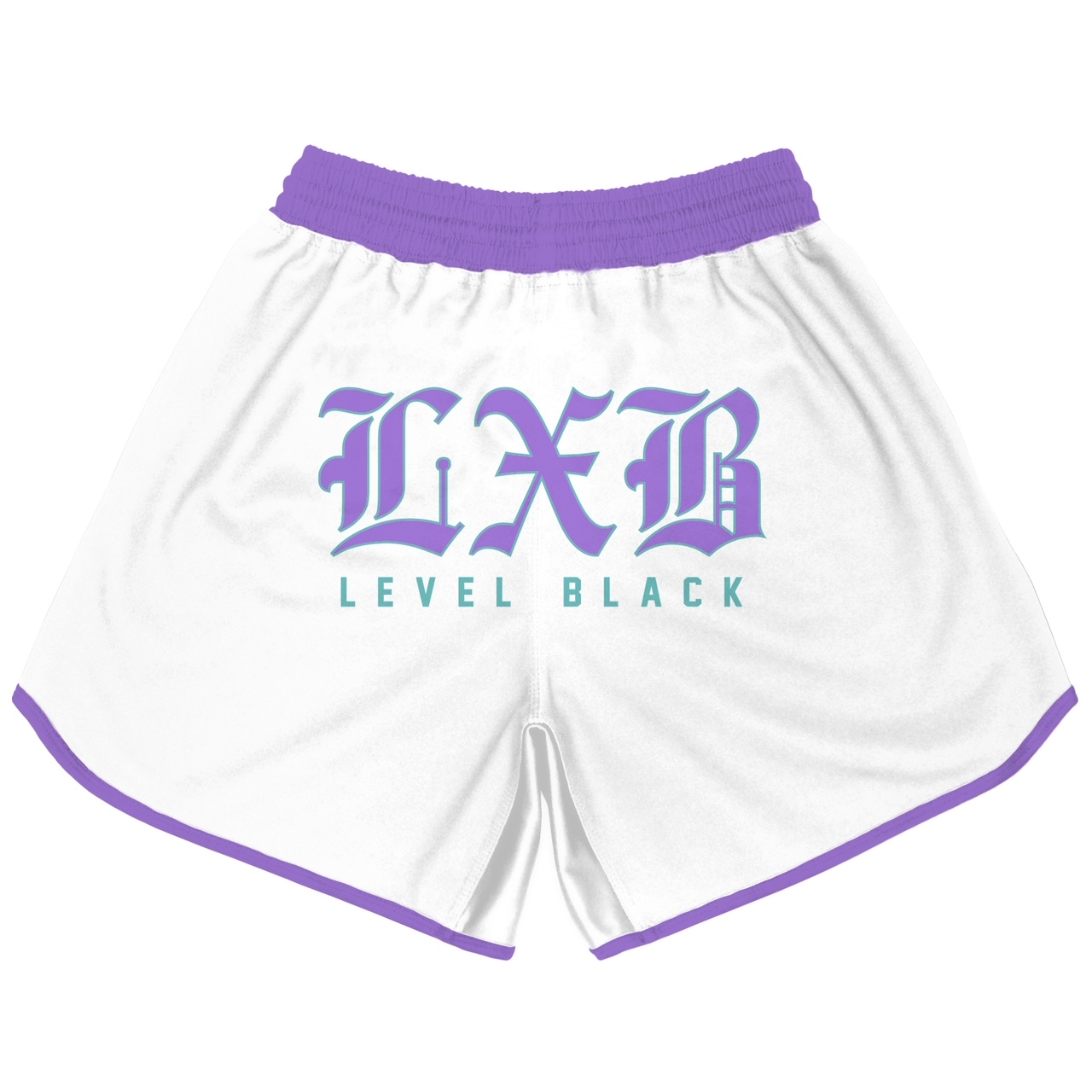 Purple Reign White Training Shorts