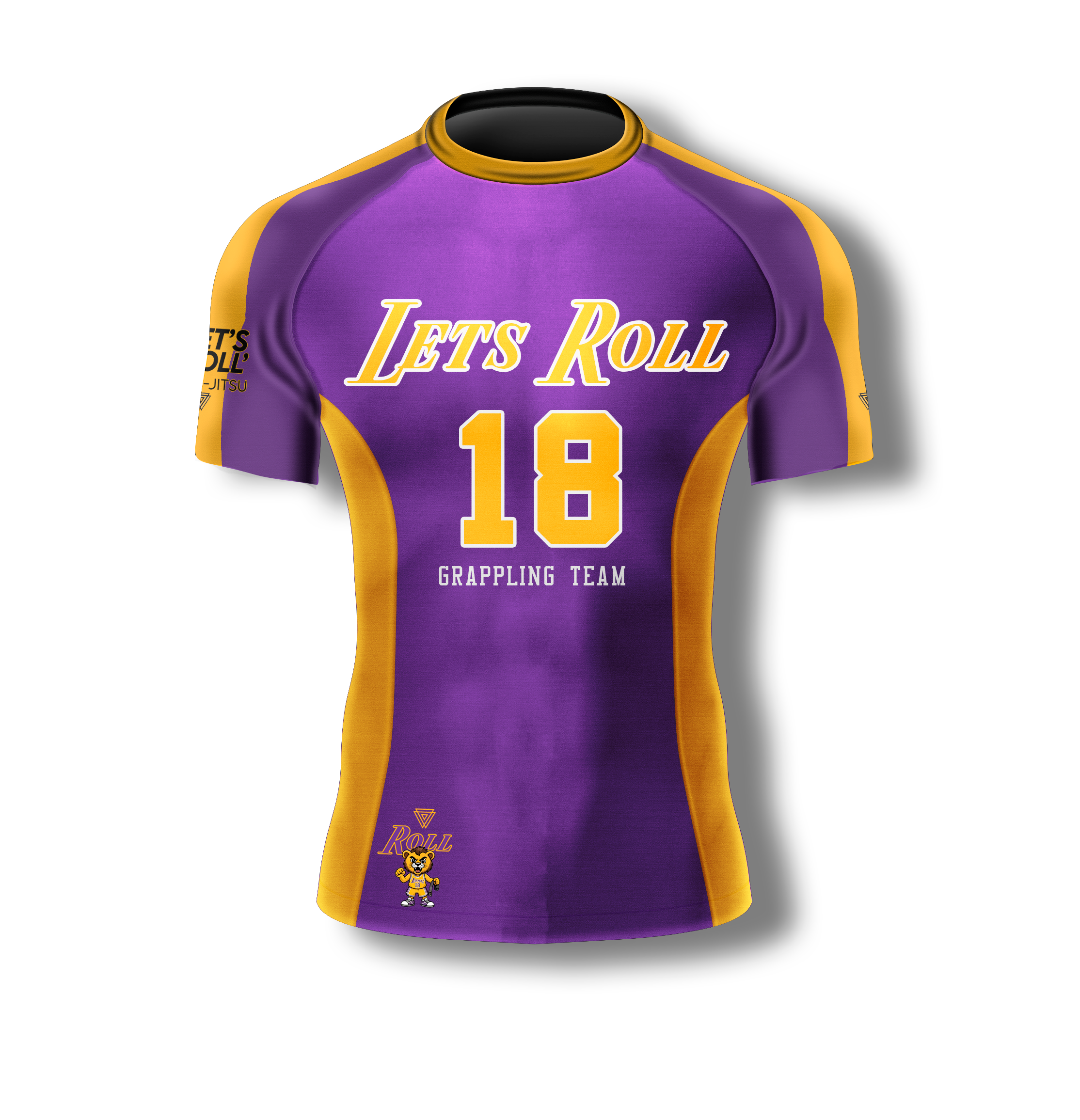 Rashguard Let’s Roll – JUST Roll GOLD Edition